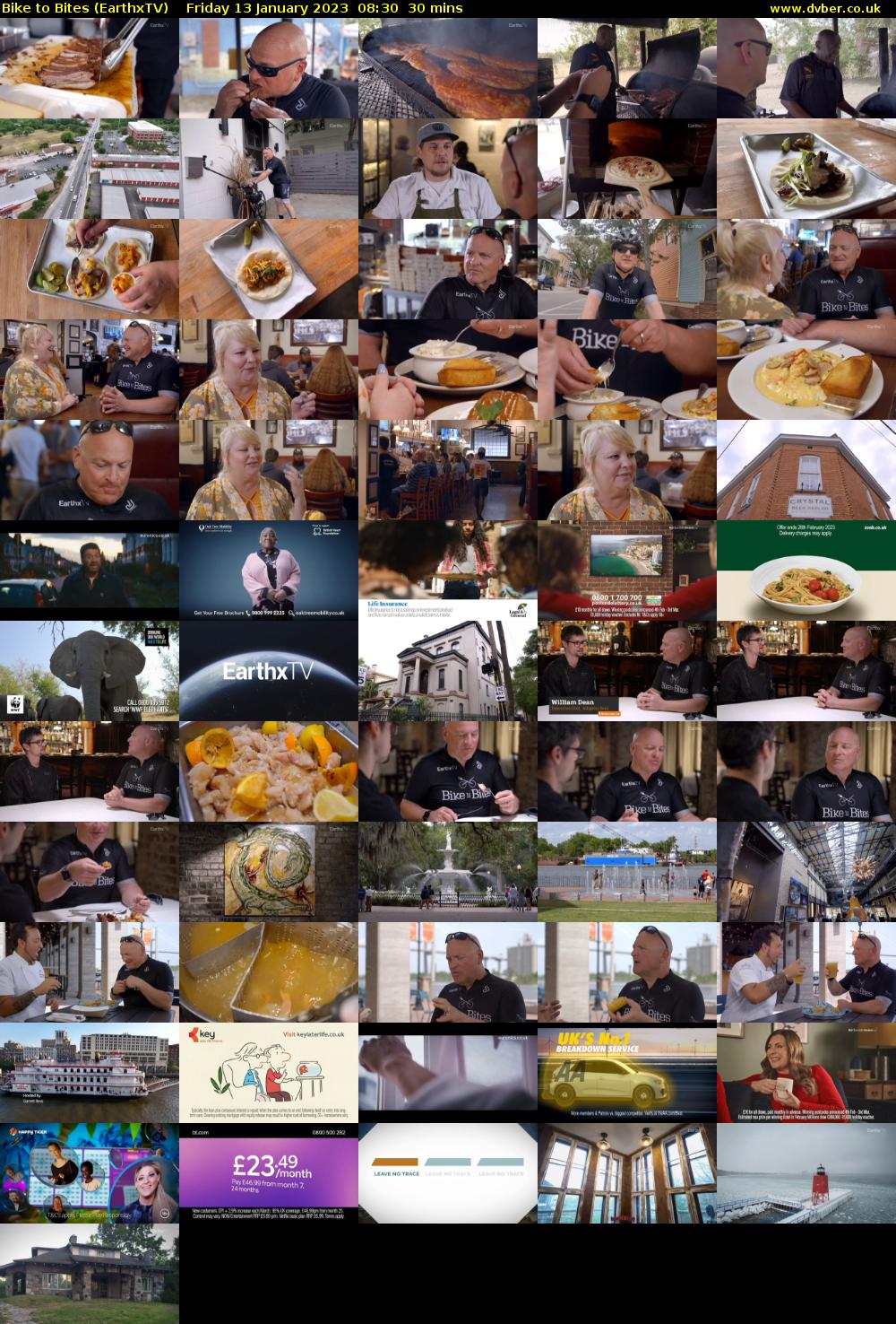 Bike to Bites (EarthxTV) Friday 13 January 2023 08:30 - 09:00