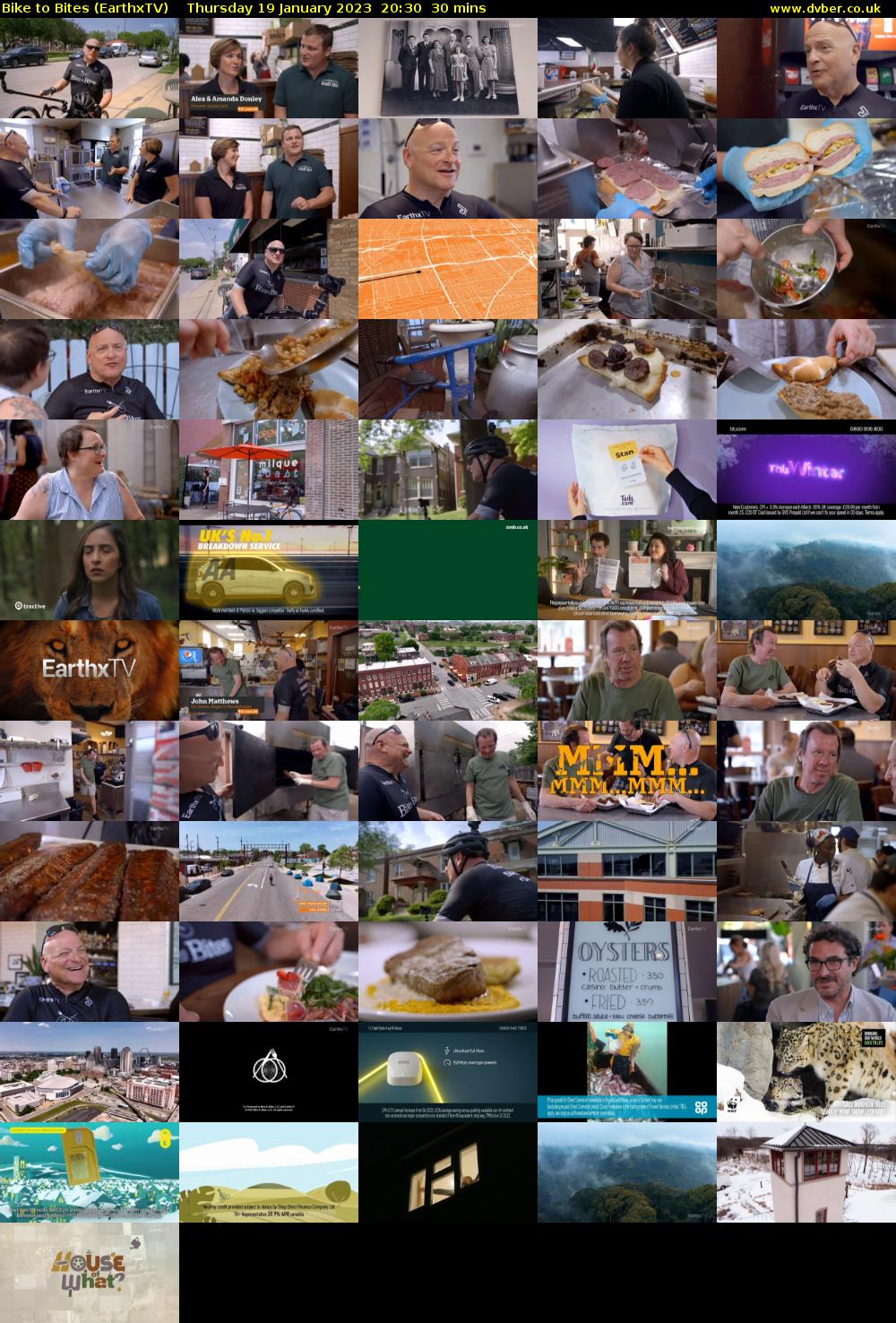 Bike to Bites (EarthxTV) Thursday 19 January 2023 20:30 - 21:00