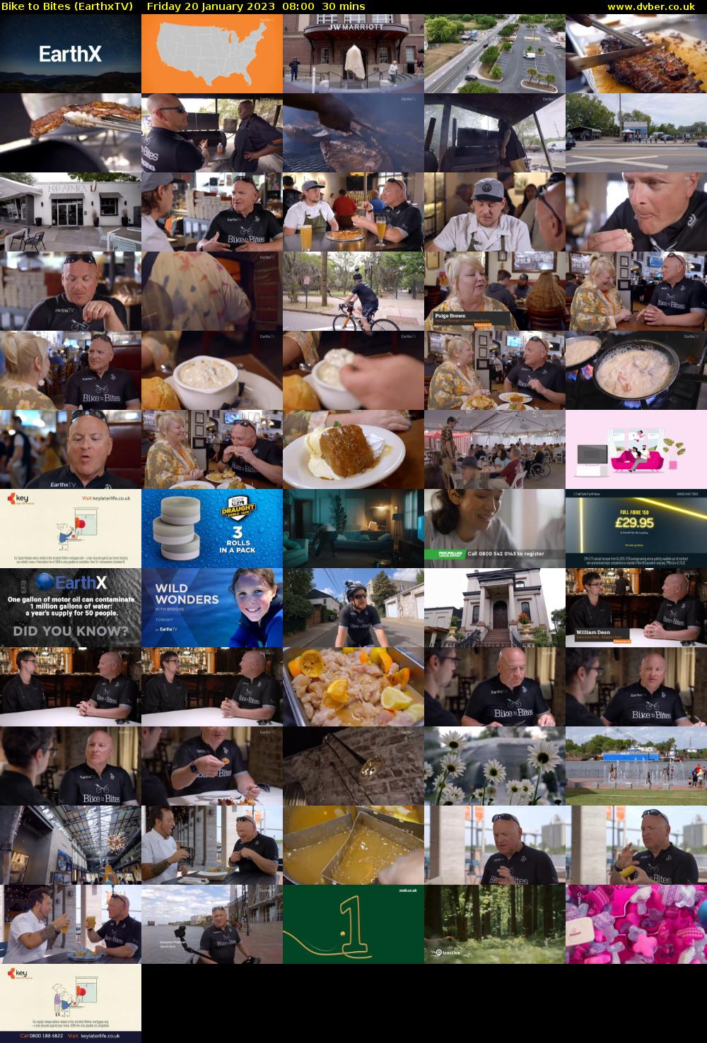 Bike to Bites (EarthxTV) Friday 20 January 2023 08:00 - 08:30