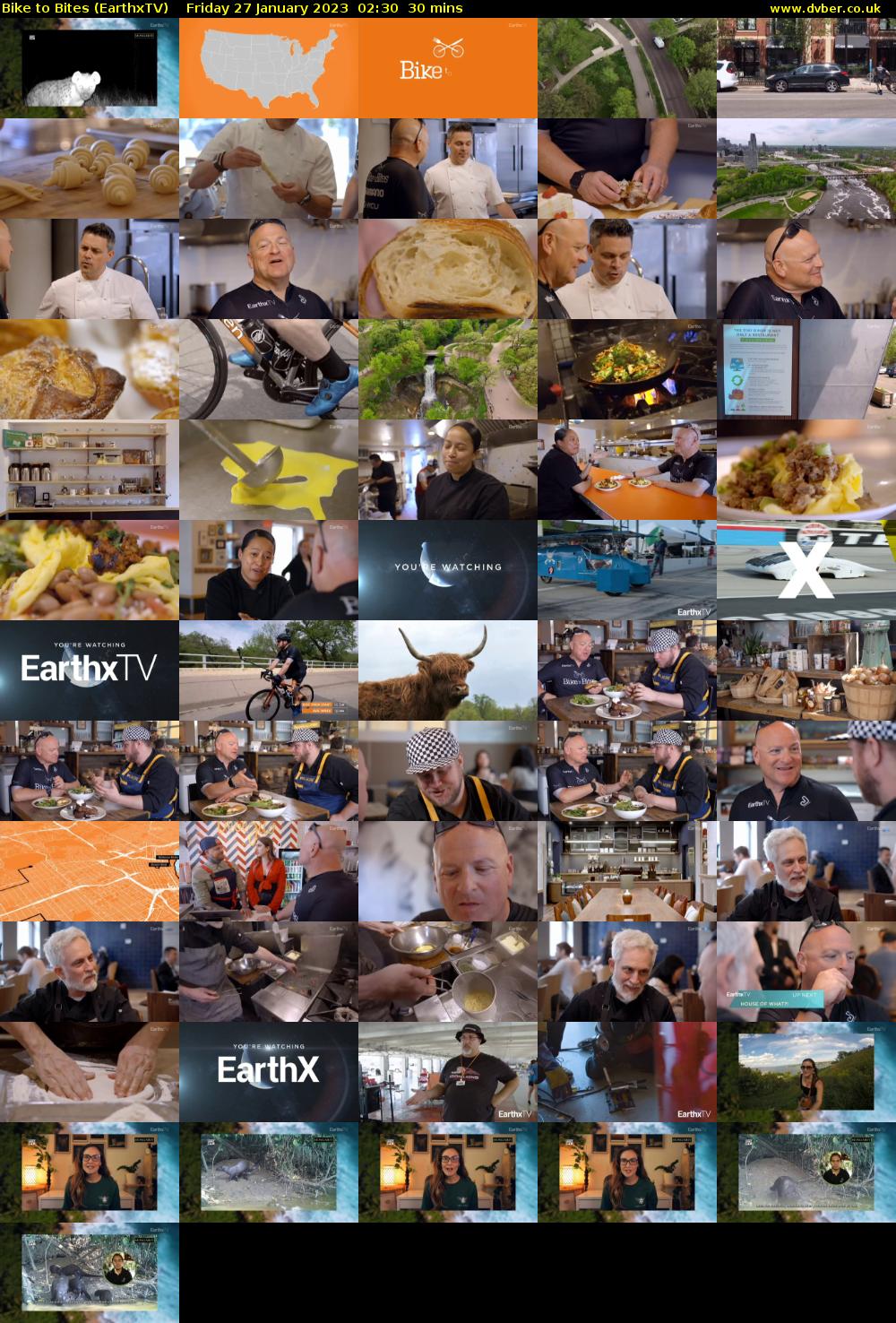 Bike to Bites (EarthxTV) Friday 27 January 2023 02:30 - 03:00