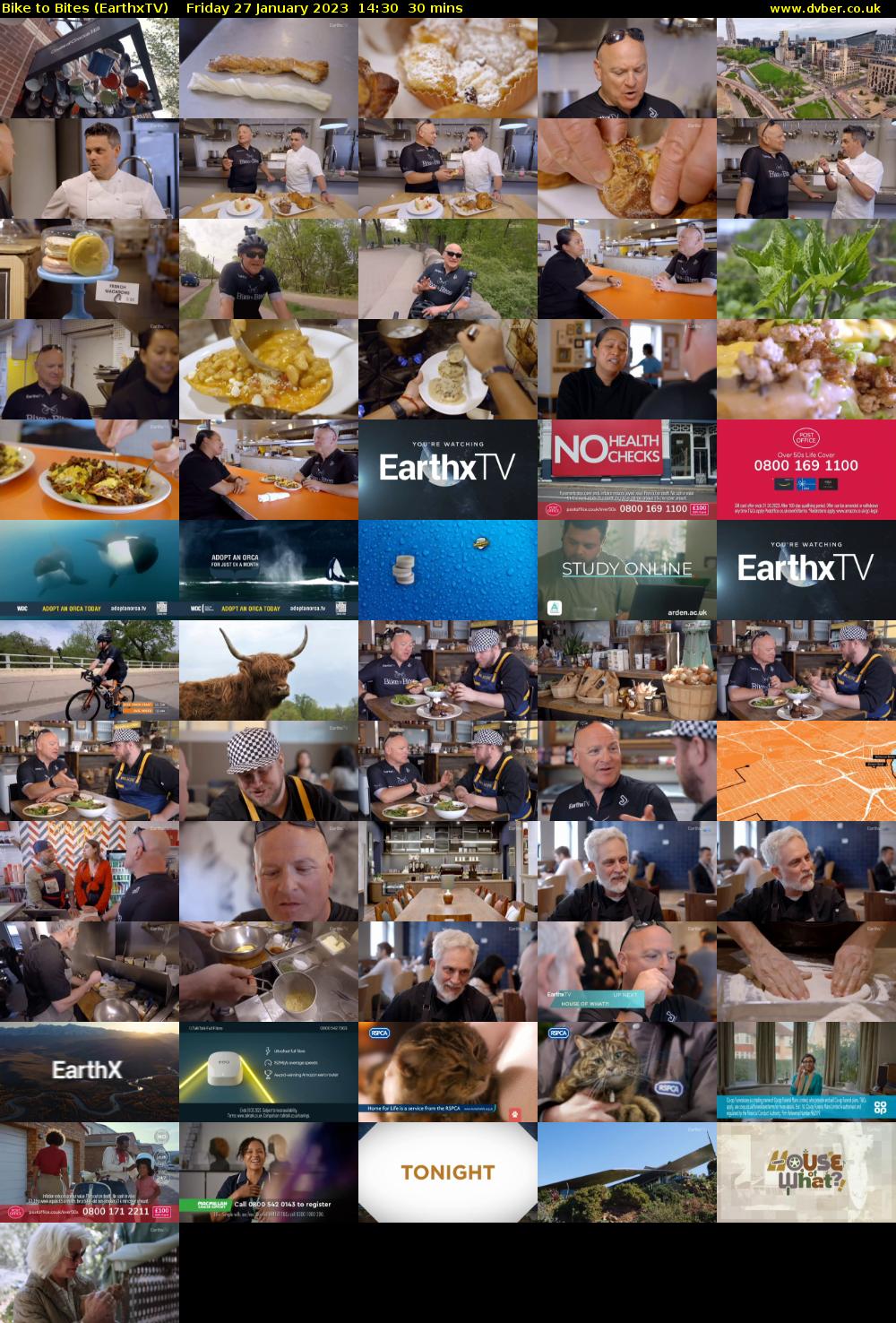 Bike to Bites (EarthxTV) Friday 27 January 2023 14:30 - 15:00