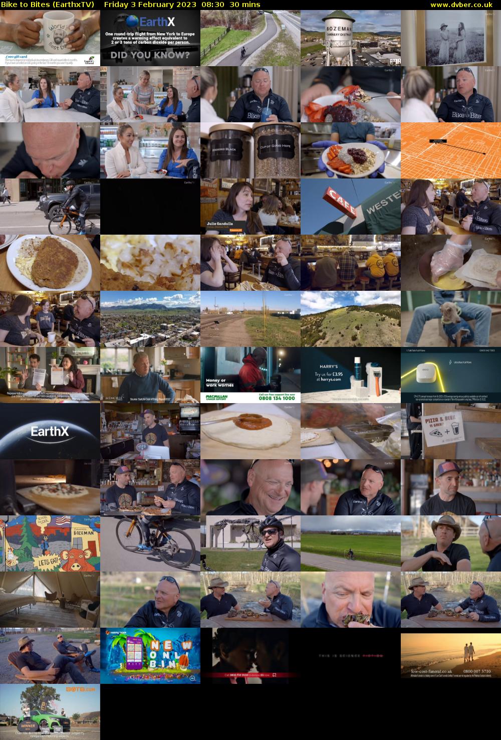 Bike to Bites (EarthxTV) Friday 3 February 2023 08:30 - 09:00