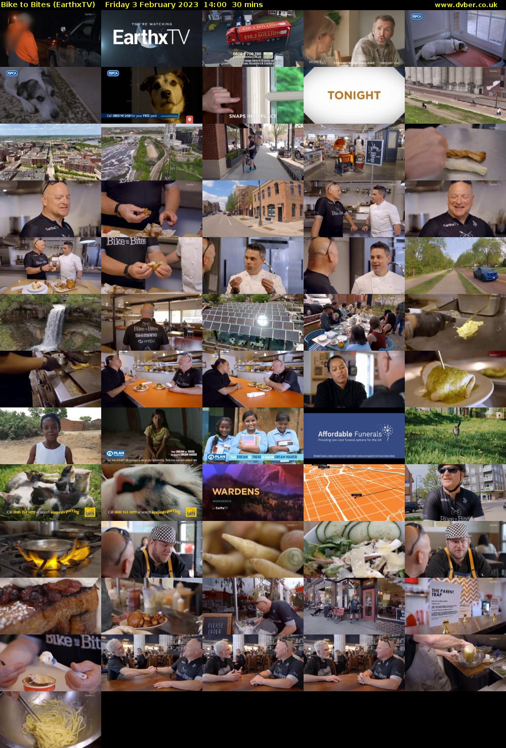 Bike to Bites (EarthxTV) Friday 3 February 2023 14:00 - 14:30