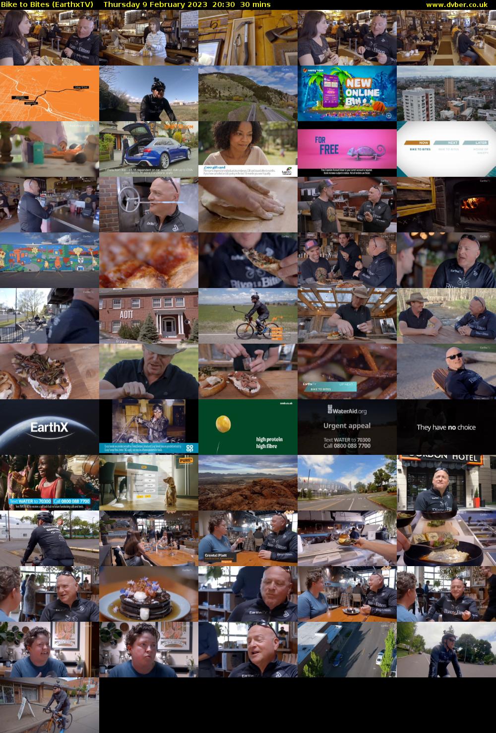 Bike to Bites (EarthxTV) Thursday 9 February 2023 20:30 - 21:00