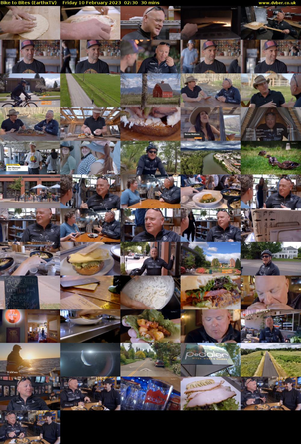 Bike to Bites (EarthxTV) Friday 10 February 2023 02:30 - 03:00