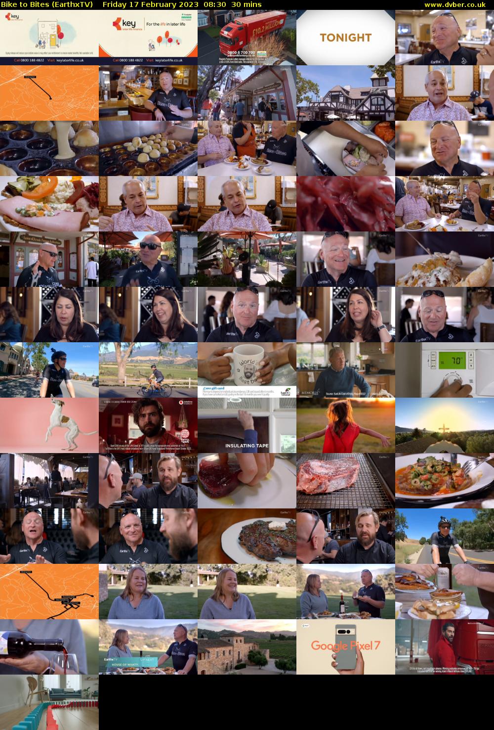 Bike to Bites (EarthxTV) Friday 17 February 2023 08:30 - 09:00