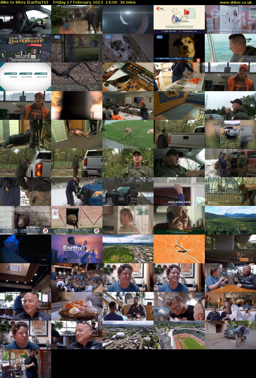 Bike to Bites (EarthxTV) Friday 17 February 2023 14:00 - 14:30