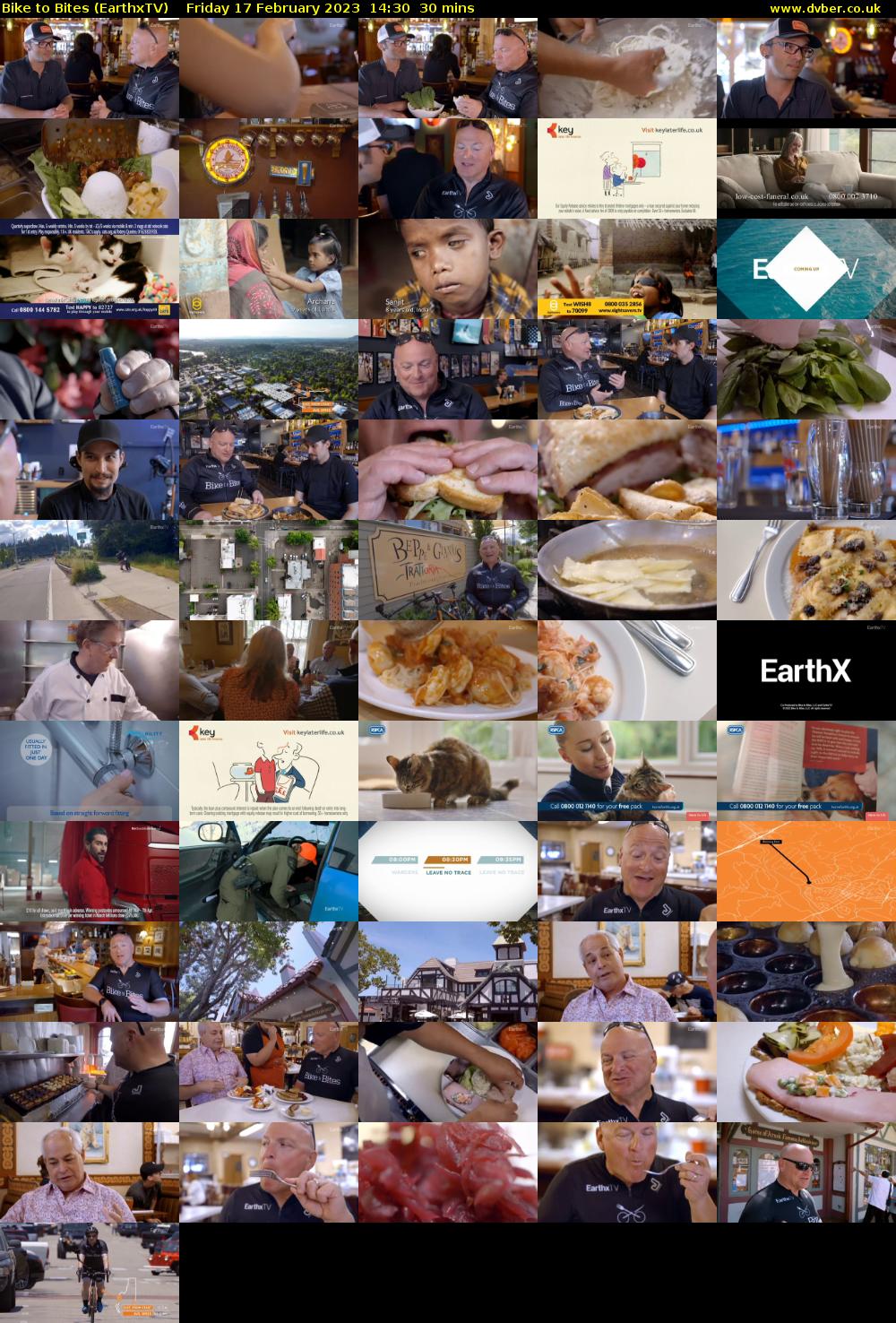 Bike to Bites (EarthxTV) Friday 17 February 2023 14:30 - 15:00