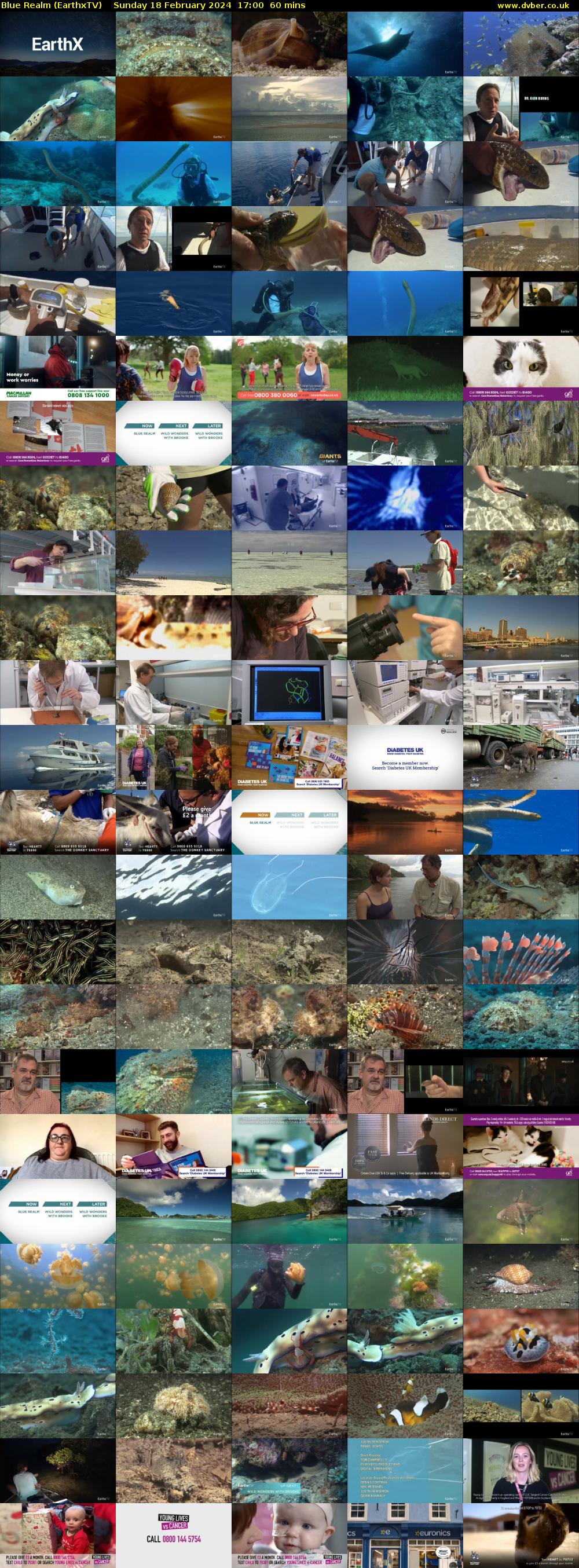Blue Realm (EarthxTV) Sunday 18 February 2024 17:00 - 18:00