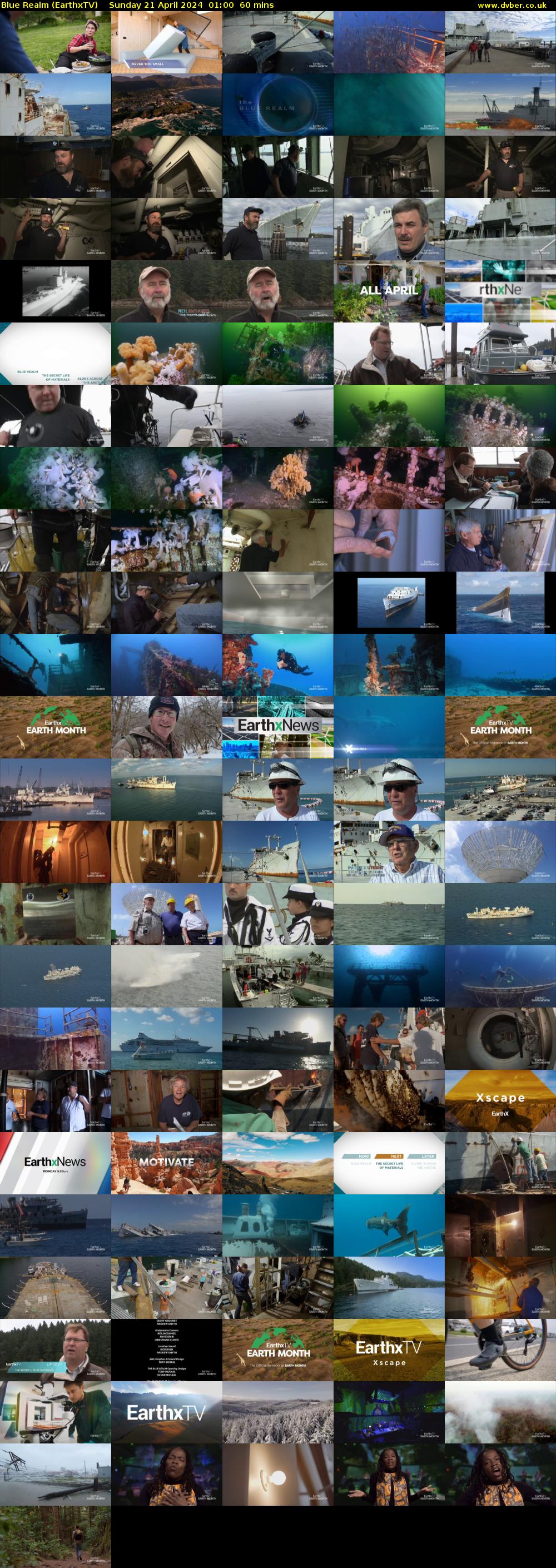 Blue Realm (EarthxTV) Sunday 21 April 2024 01:00 - 02:00