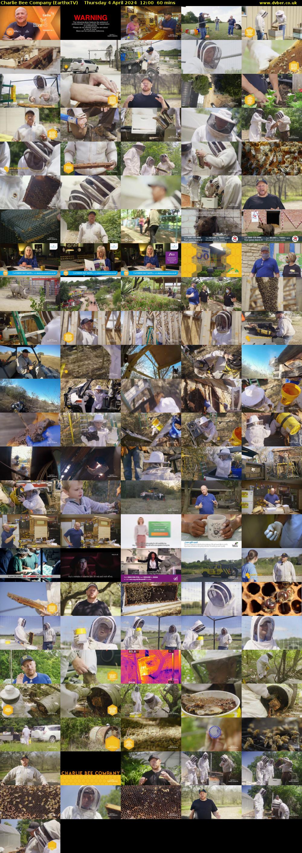 Charlie Bee Company (EarthxTV) Thursday 4 April 2024 12:00 - 13:00