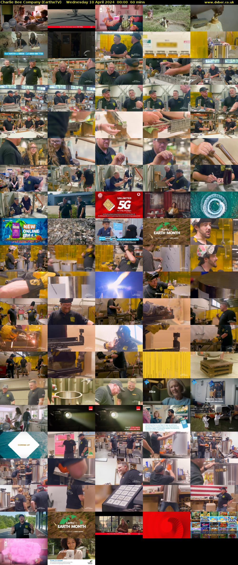 Charlie Bee Company (EarthxTV) Wednesday 10 April 2024 00:00 - 01:00
