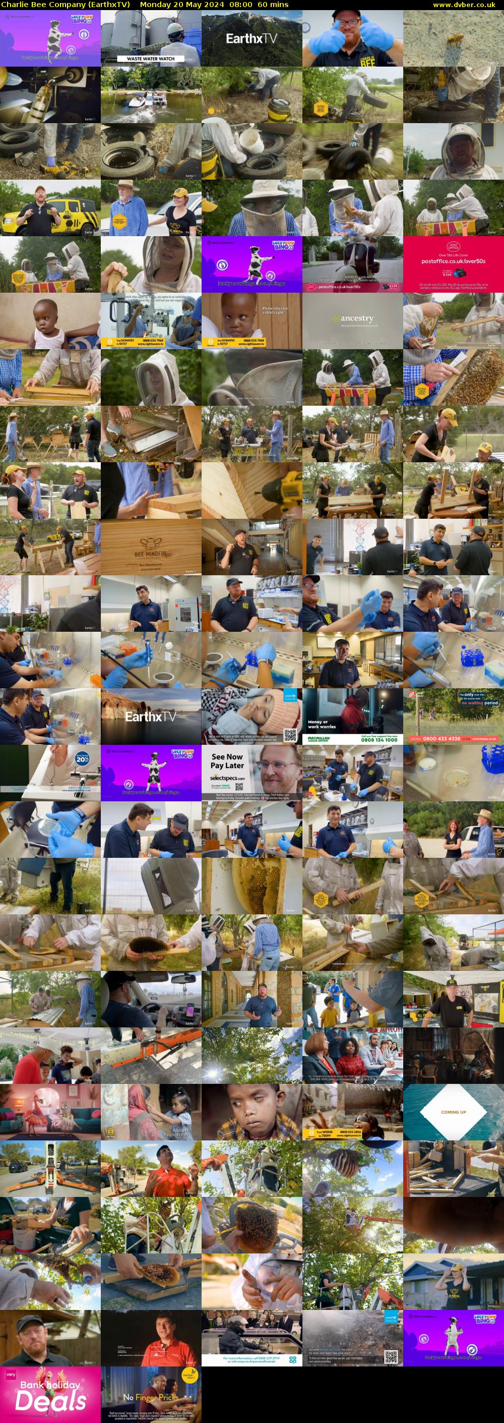 Charlie Bee Company (EarthxTV) Monday 20 May 2024 08:00 - 09:00