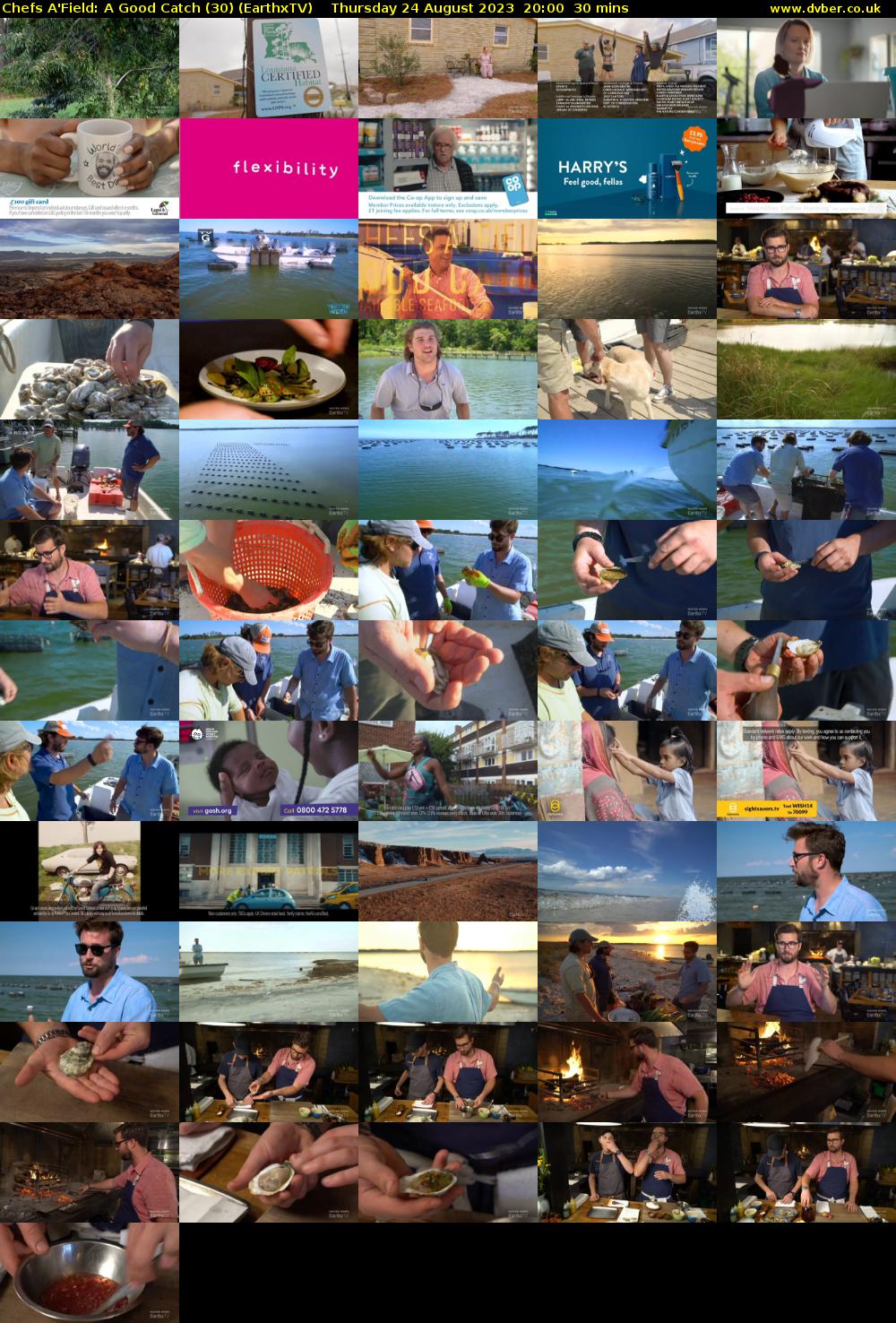 Chefs A'Field: A Good Catch (30) (EarthxTV) Thursday 24 August 2023 20:00 - 20:30