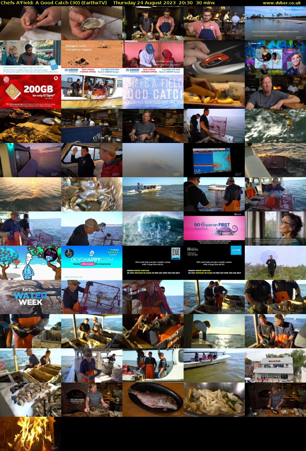 Chefs A'Field: A Good Catch (30) (EarthxTV) Thursday 24 August 2023 20:30 - 21:00
