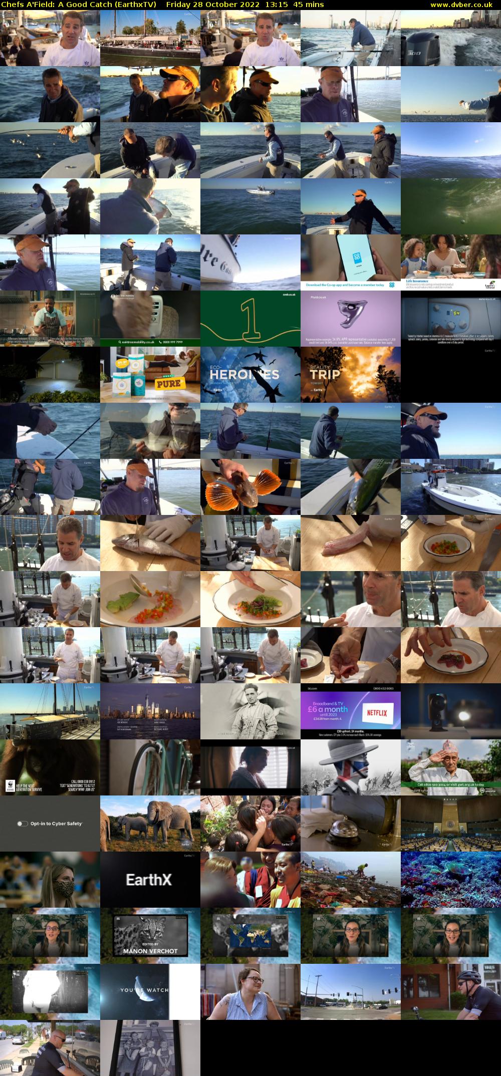 Chefs A'Field: A Good Catch (EarthxTV) Friday 28 October 2022 13:15 - 14:00
