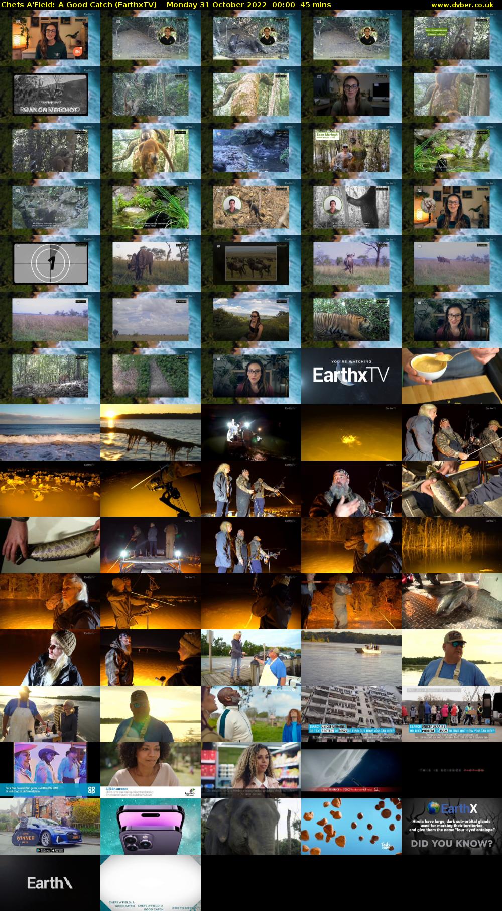 Chefs A'Field: A Good Catch (EarthxTV) Monday 31 October 2022 00:00 - 00:45