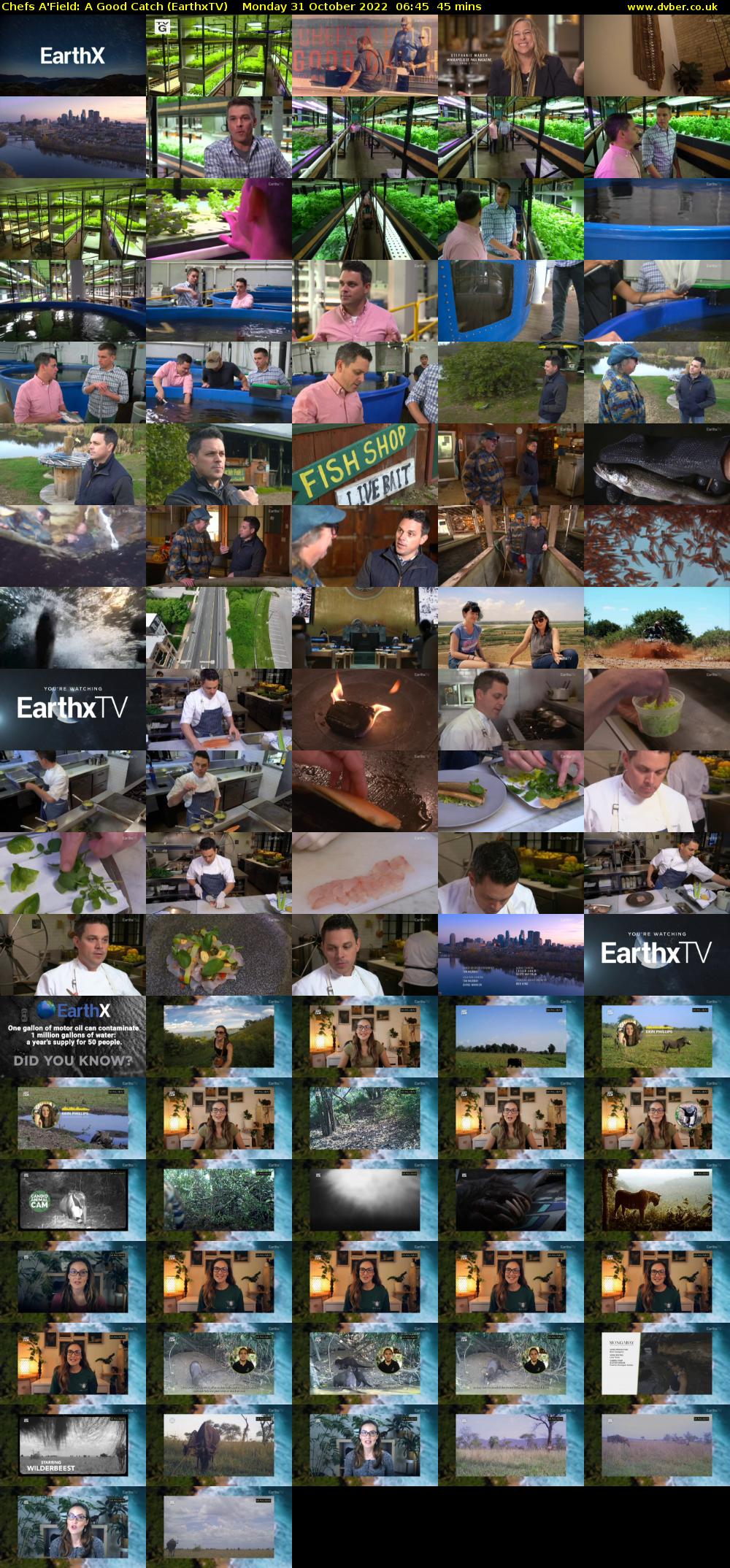 Chefs A'Field: A Good Catch (EarthxTV) Monday 31 October 2022 06:45 - 07:30