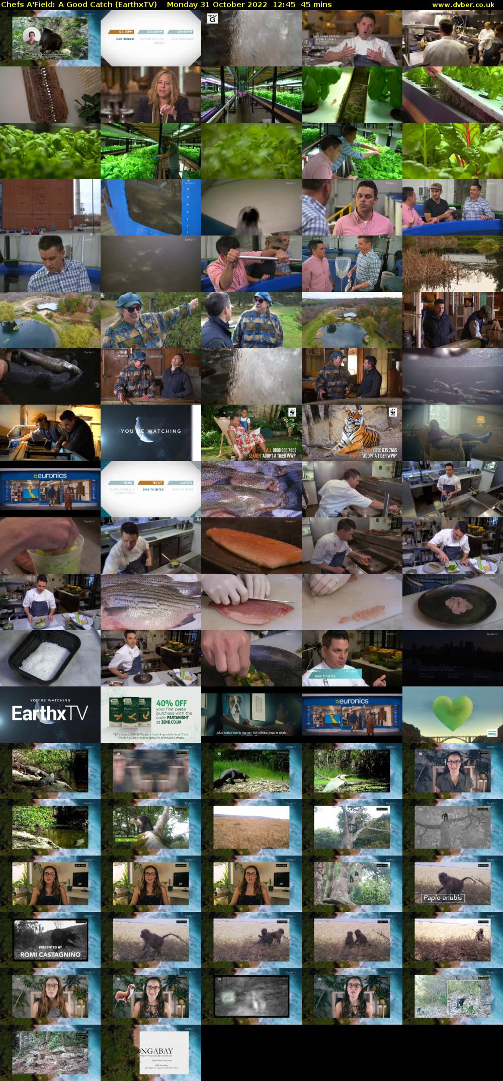 Chefs A'Field: A Good Catch (EarthxTV) Monday 31 October 2022 12:45 - 13:30