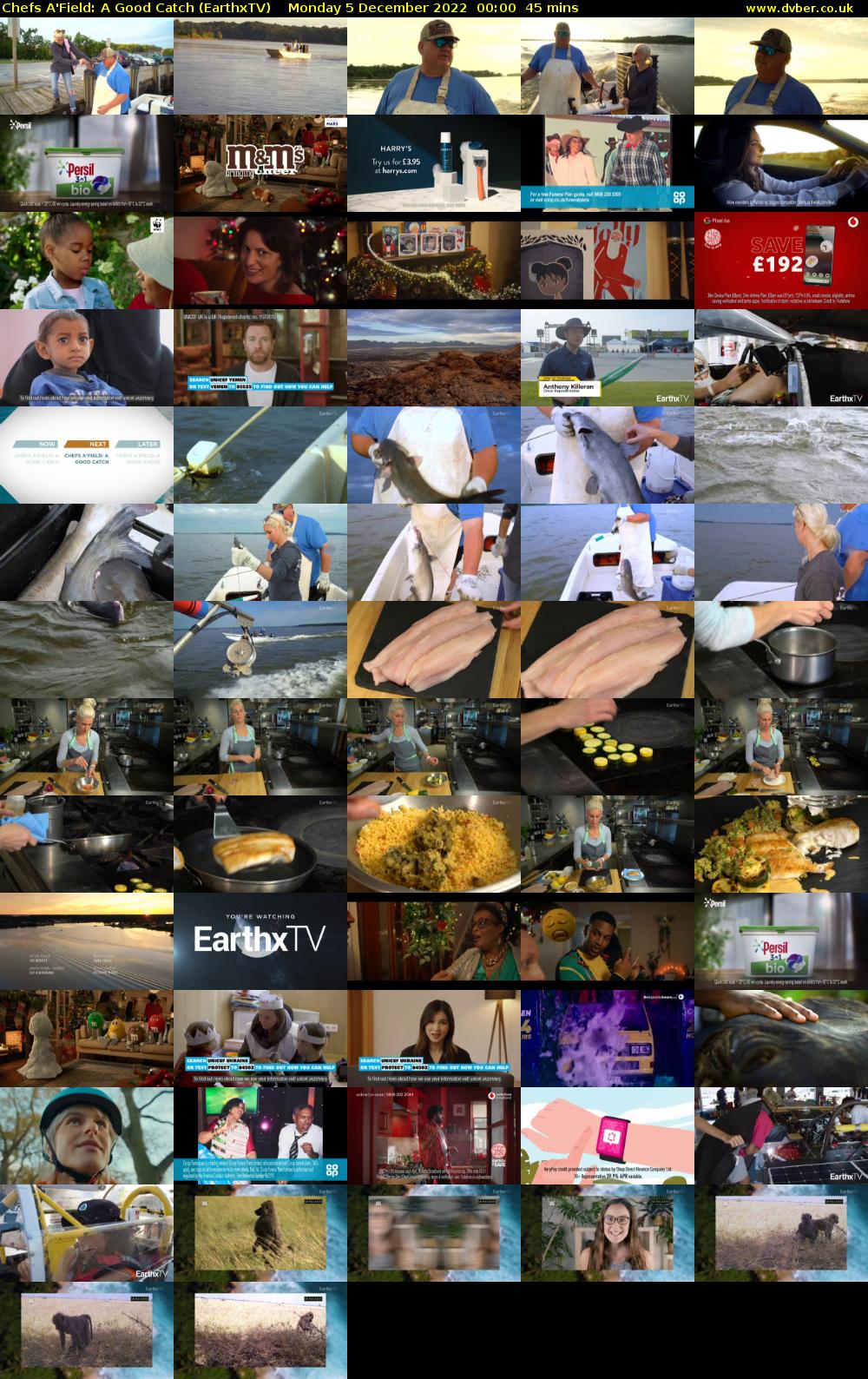 Chefs A'Field: A Good Catch (EarthxTV) Monday 5 December 2022 00:00 - 00:45