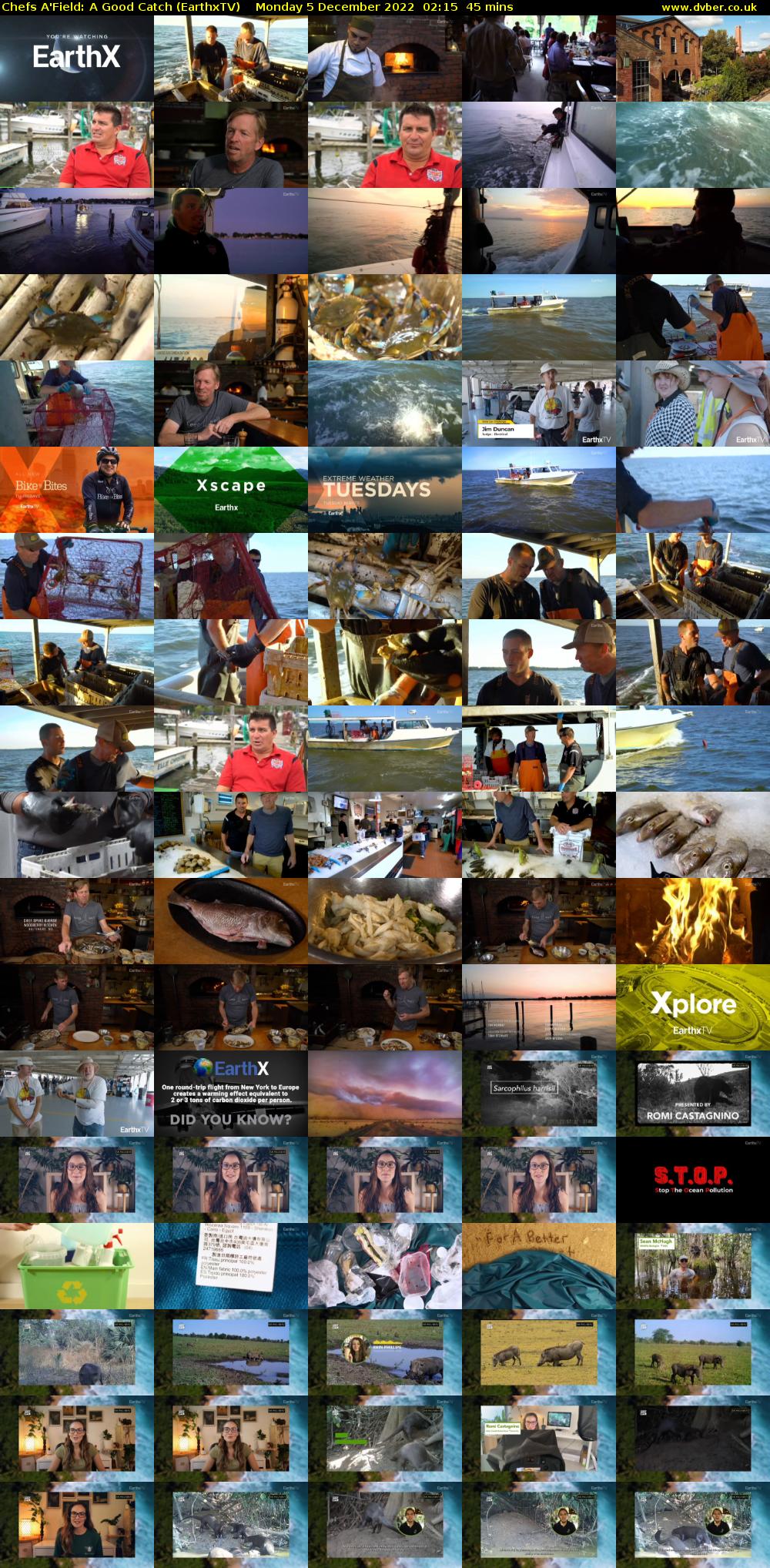 Chefs A'Field: A Good Catch (EarthxTV) Monday 5 December 2022 02:15 - 03:00
