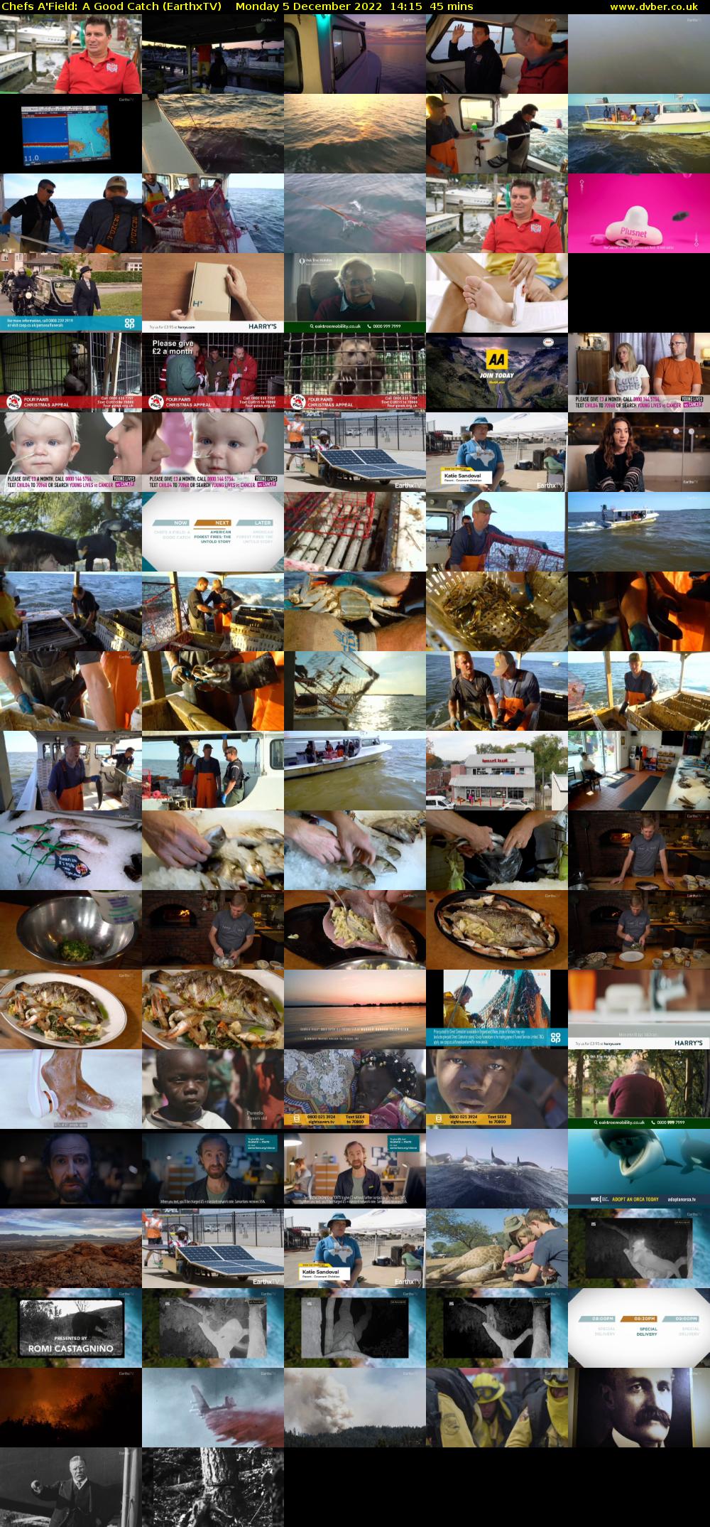 Chefs A'Field: A Good Catch (EarthxTV) Monday 5 December 2022 14:15 - 15:00