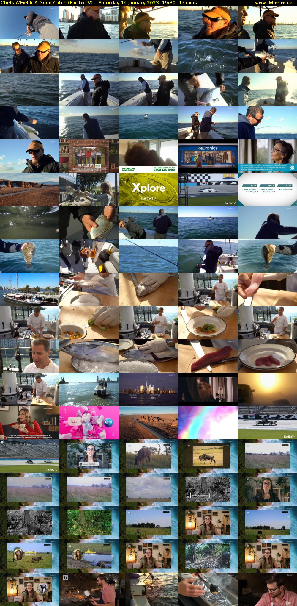 Chefs A'Field: A Good Catch (EarthxTV) Saturday 14 January 2023 19:30 - 20:15