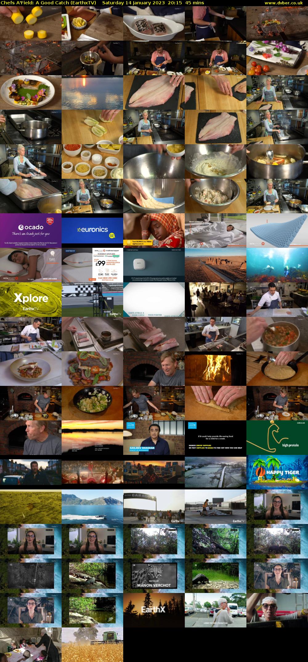 Chefs A'Field: A Good Catch (EarthxTV) Saturday 14 January 2023 20:15 - 21:00