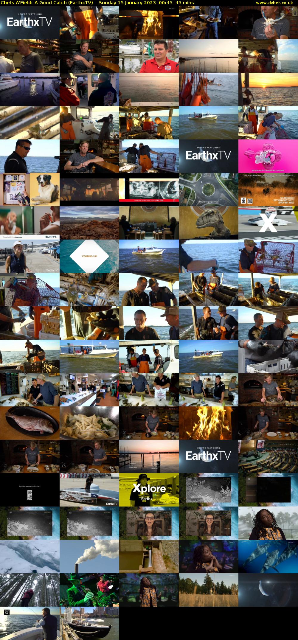 Chefs A'Field: A Good Catch (EarthxTV) Sunday 15 January 2023 00:45 - 01:30