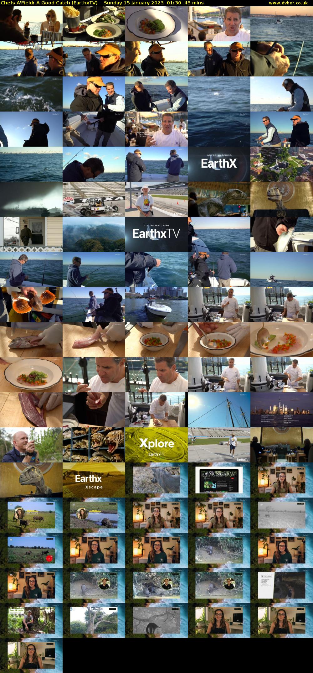 Chefs A'Field: A Good Catch (EarthxTV) Sunday 15 January 2023 01:30 - 02:15