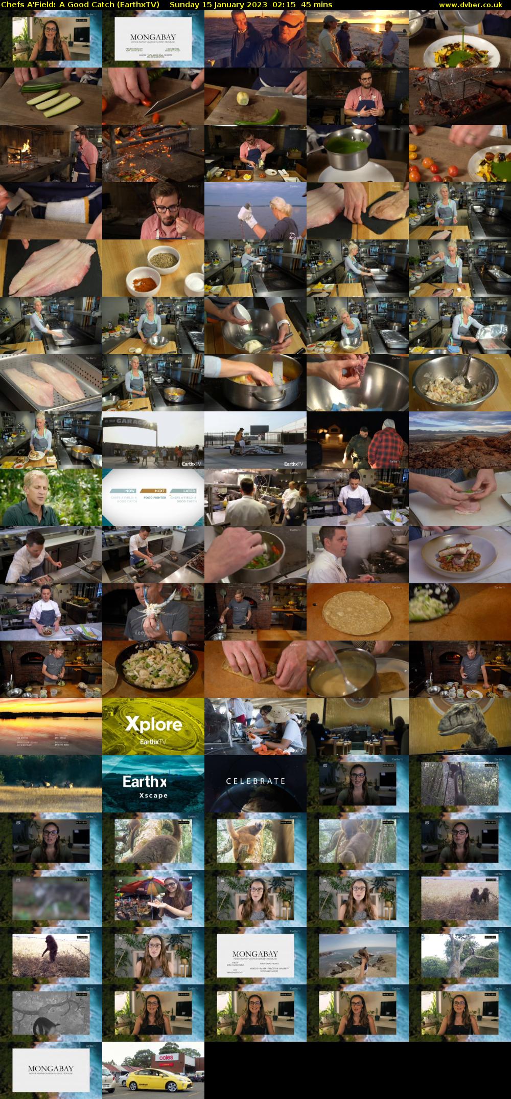 Chefs A'Field: A Good Catch (EarthxTV) Sunday 15 January 2023 02:15 - 03:00