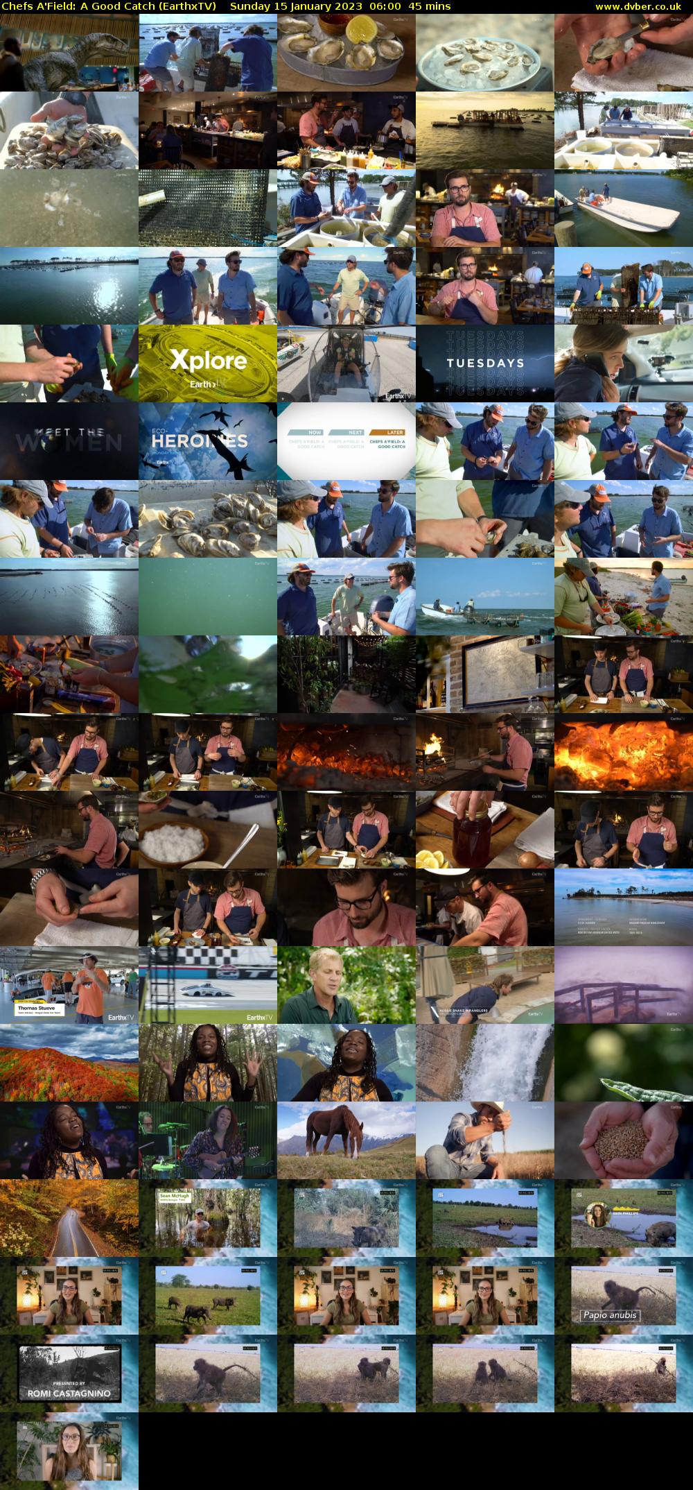Chefs A'Field: A Good Catch (EarthxTV) Sunday 15 January 2023 06:00 - 06:45