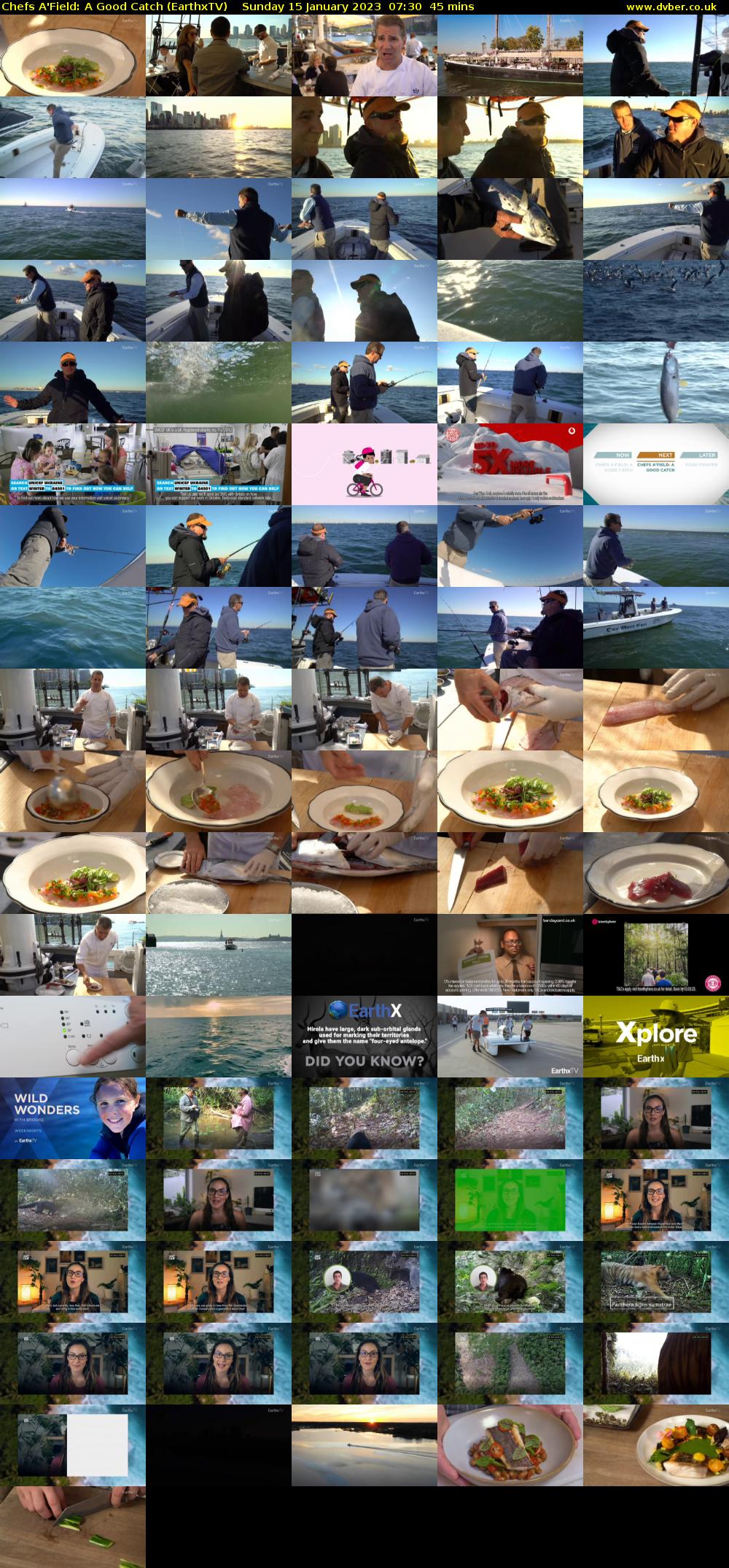 Chefs A'Field: A Good Catch (EarthxTV) Sunday 15 January 2023 07:30 - 08:15
