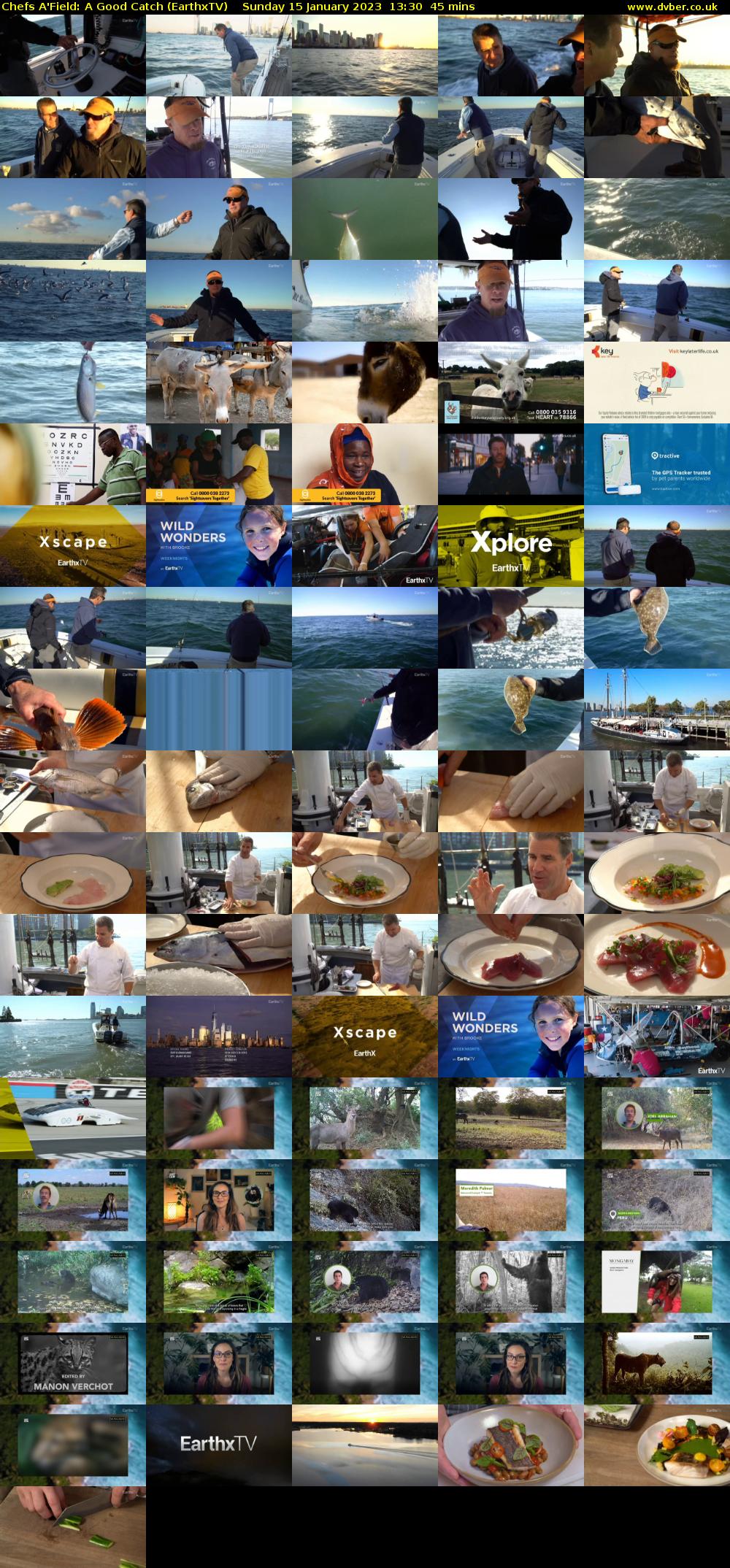 Chefs A'Field: A Good Catch (EarthxTV) Sunday 15 January 2023 13:30 - 14:15