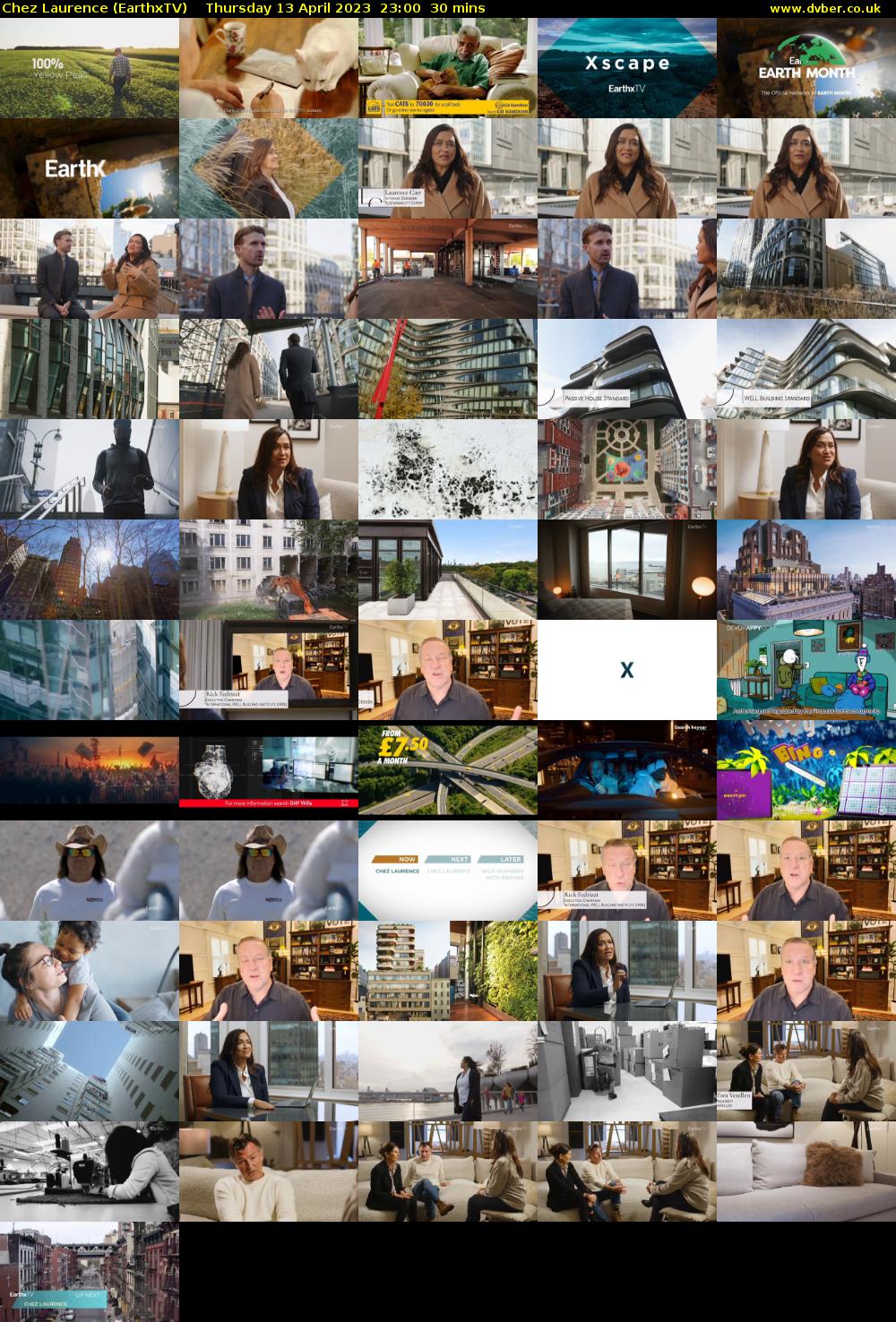 Chez Laurence (EarthxTV) Thursday 13 April 2023 23:00 - 23:30