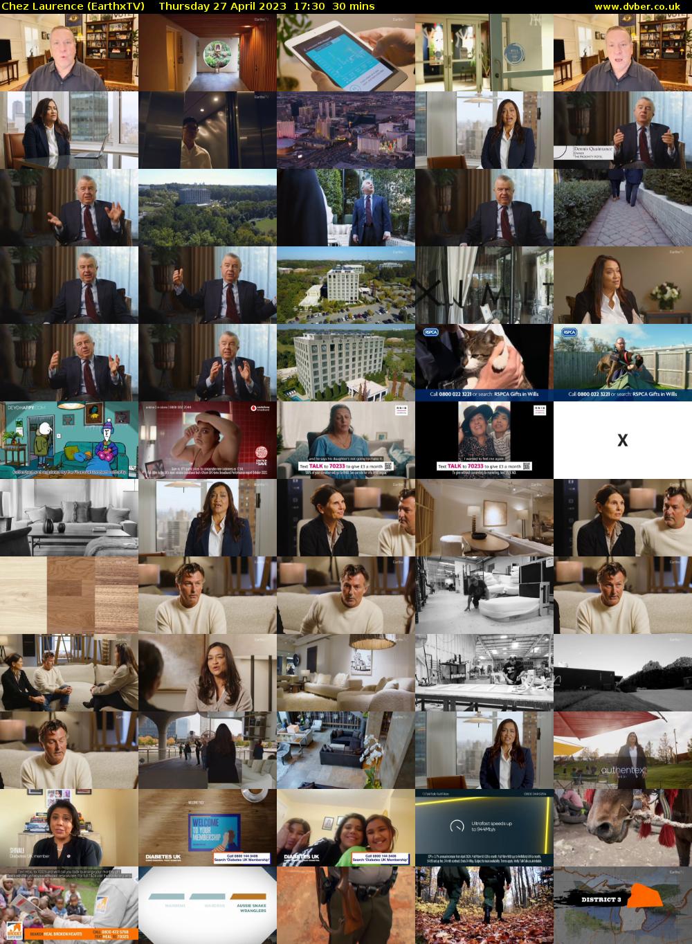 Chez Laurence (EarthxTV) Thursday 27 April 2023 17:30 - 18:00
