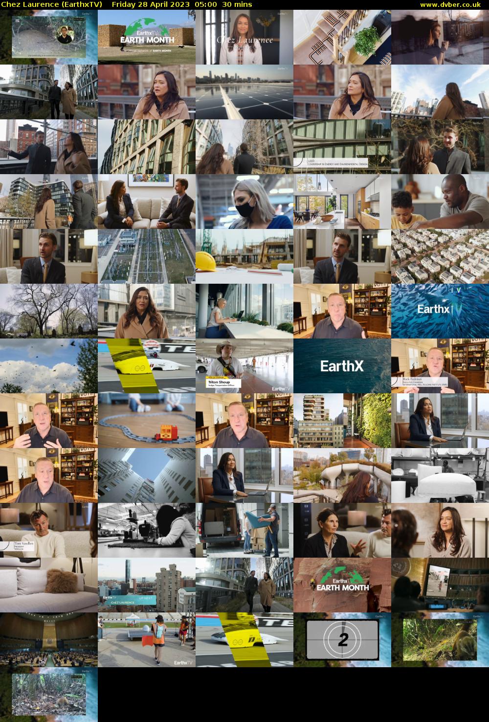 Chez Laurence (EarthxTV) Friday 28 April 2023 05:00 - 05:30