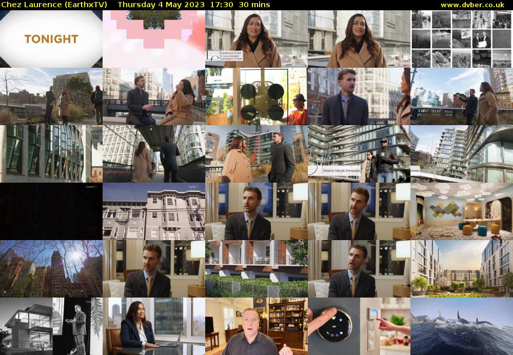 Chez Laurence (EarthxTV) Thursday 4 May 2023 17:30 - 18:00