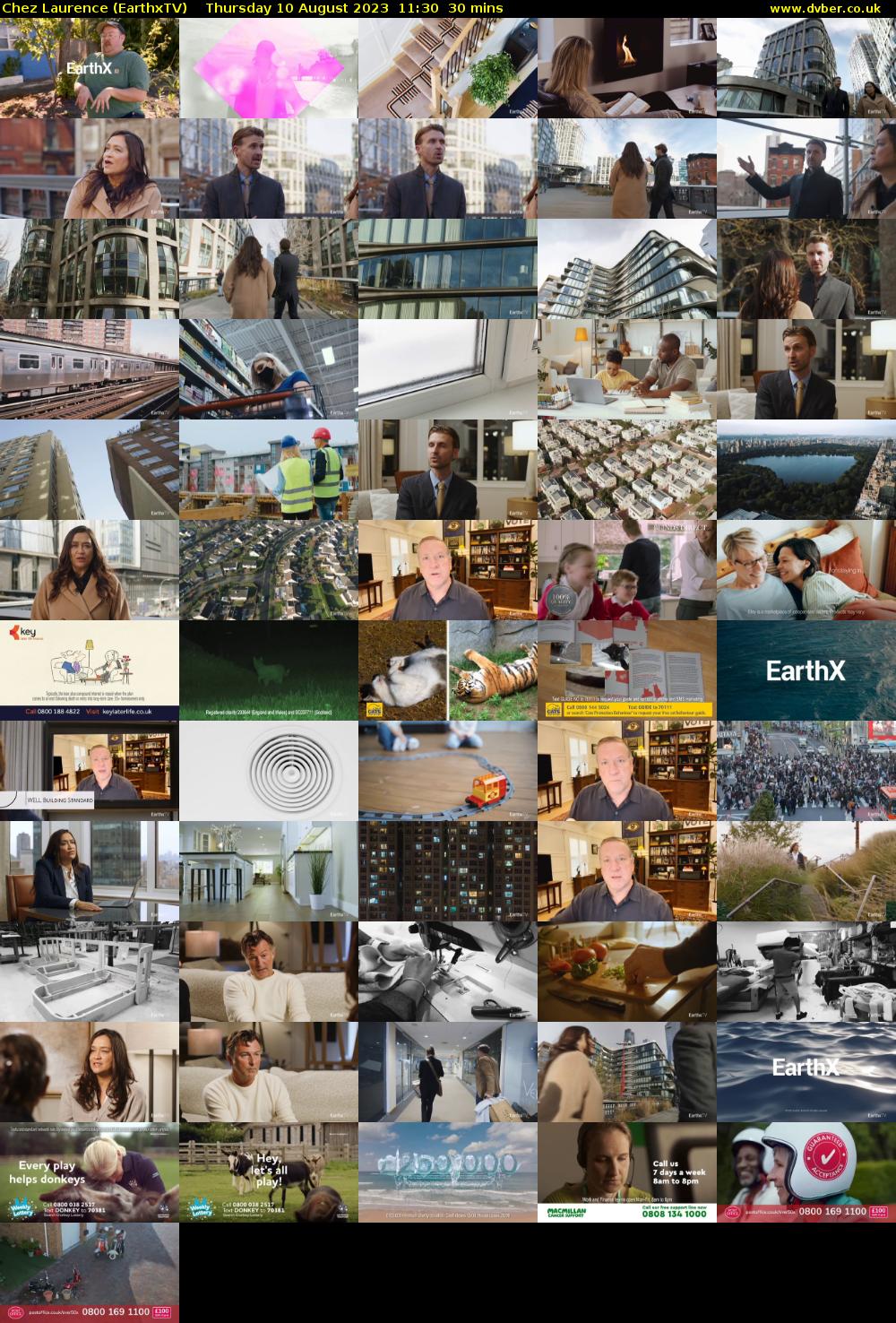 Chez Laurence (EarthxTV) Thursday 10 August 2023 11:30 - 12:00