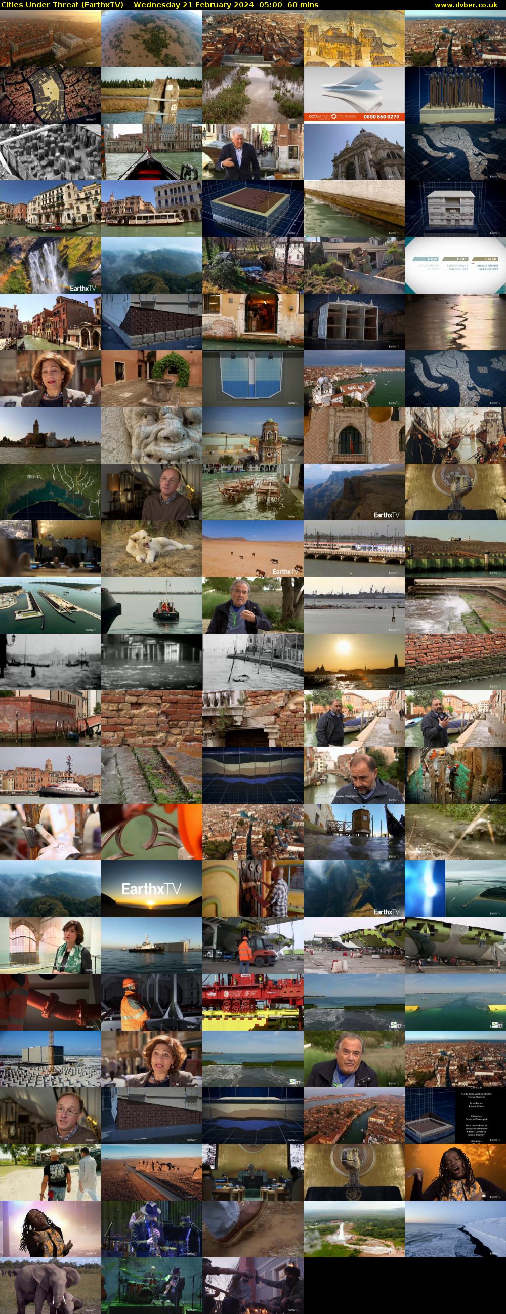 Cities Under Threat (EarthxTV) Wednesday 21 February 2024 05:00 - 06:00