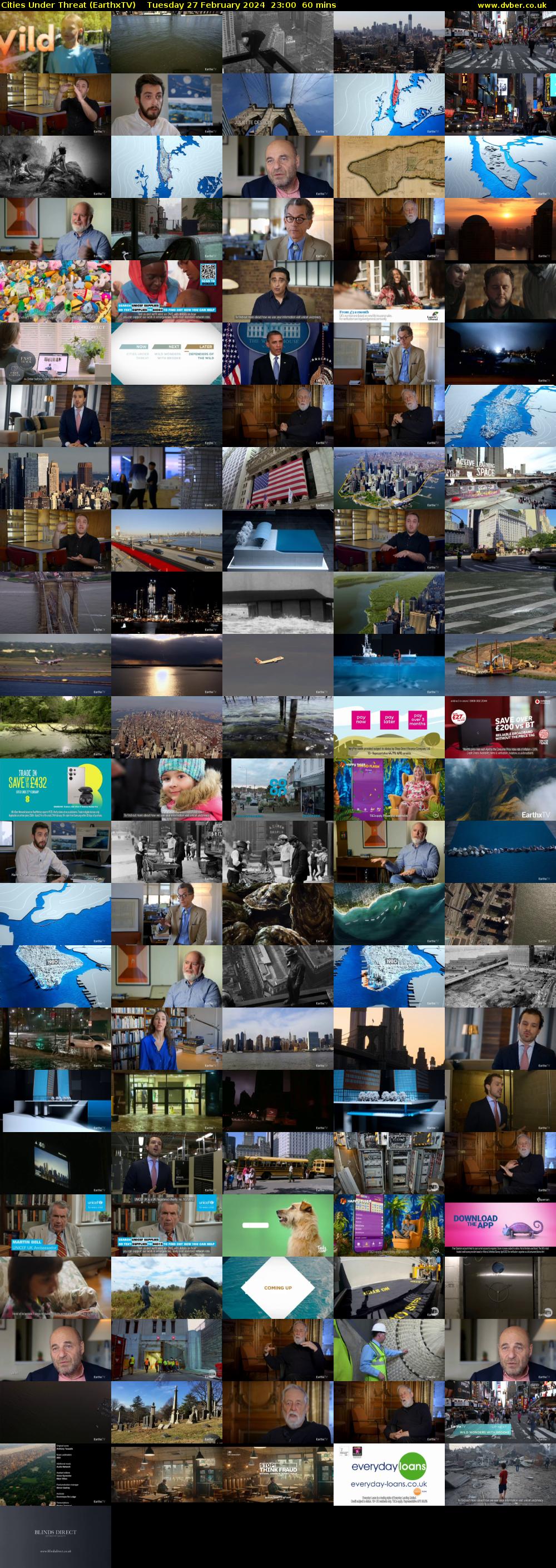 Cities Under Threat (EarthxTV) Tuesday 27 February 2024 23:00 - 00:00