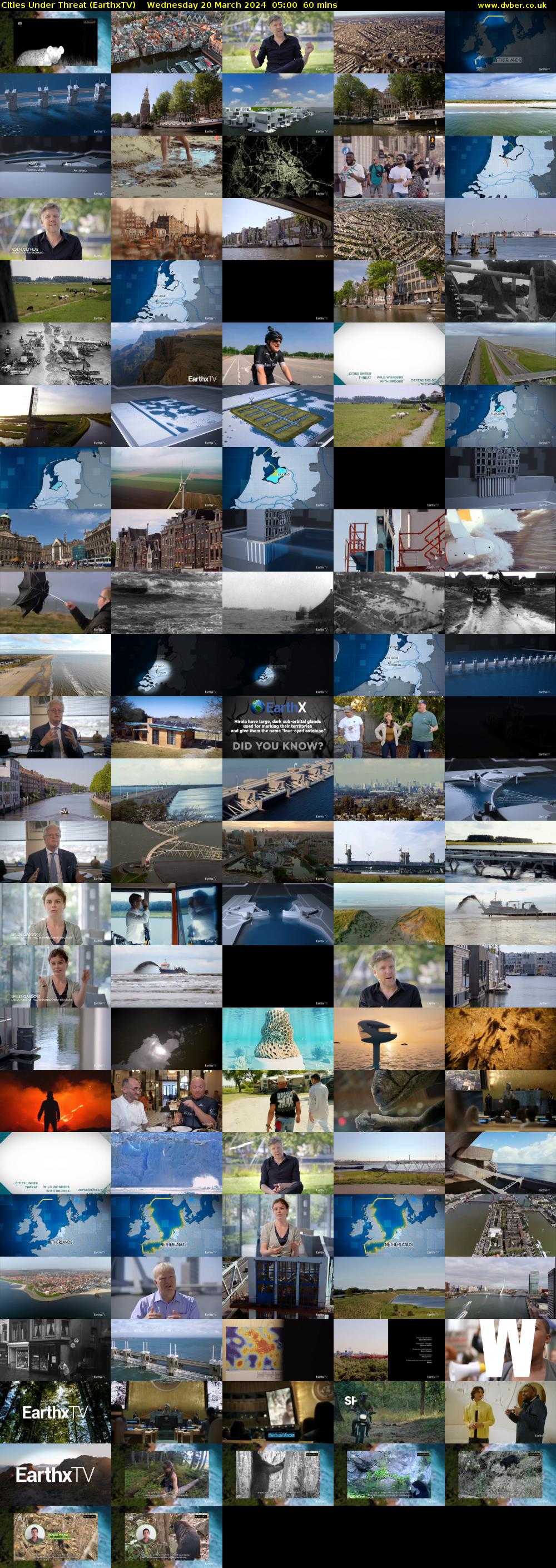 Cities Under Threat (EarthxTV) Wednesday 20 March 2024 05:00 - 06:00