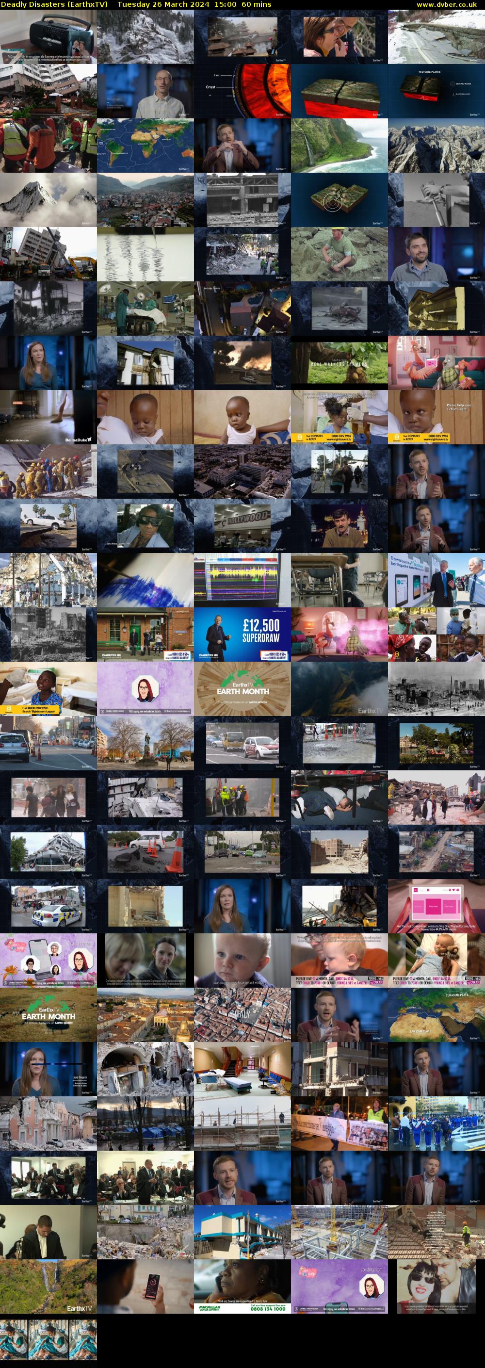 Deadly Disasters (EarthxTV) Tuesday 26 March 2024 15:00 - 16:00