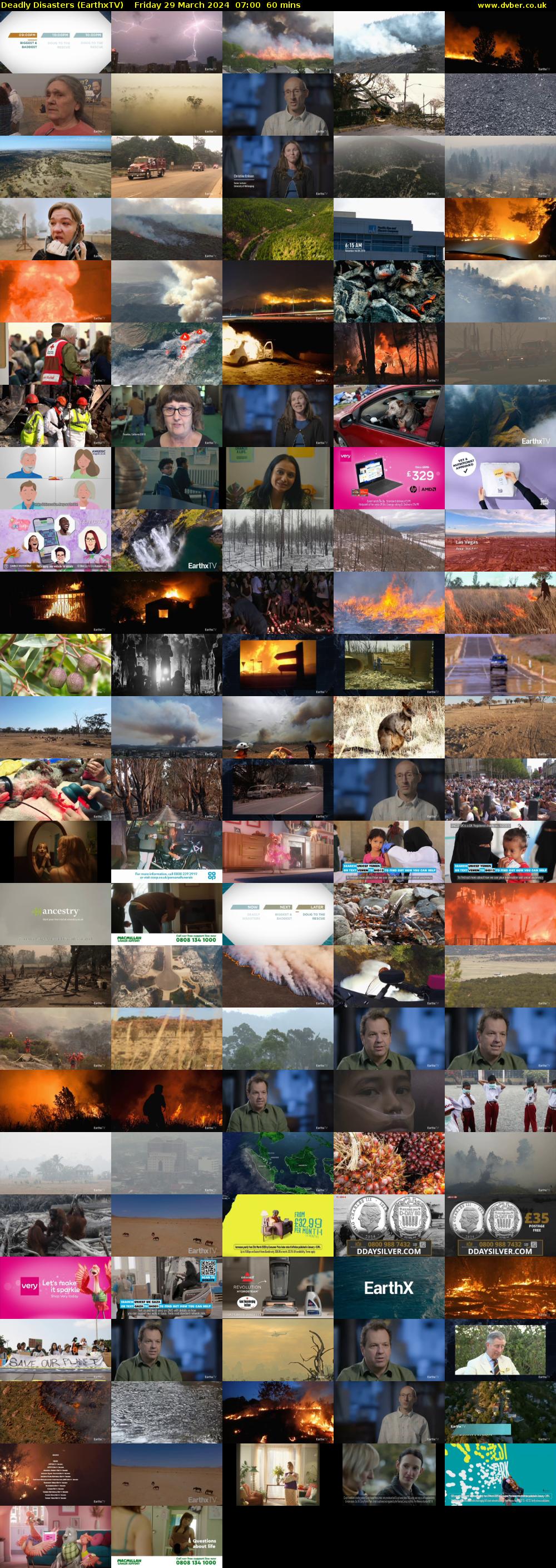 Deadly Disasters (EarthxTV) Friday 29 March 2024 07:00 - 08:00