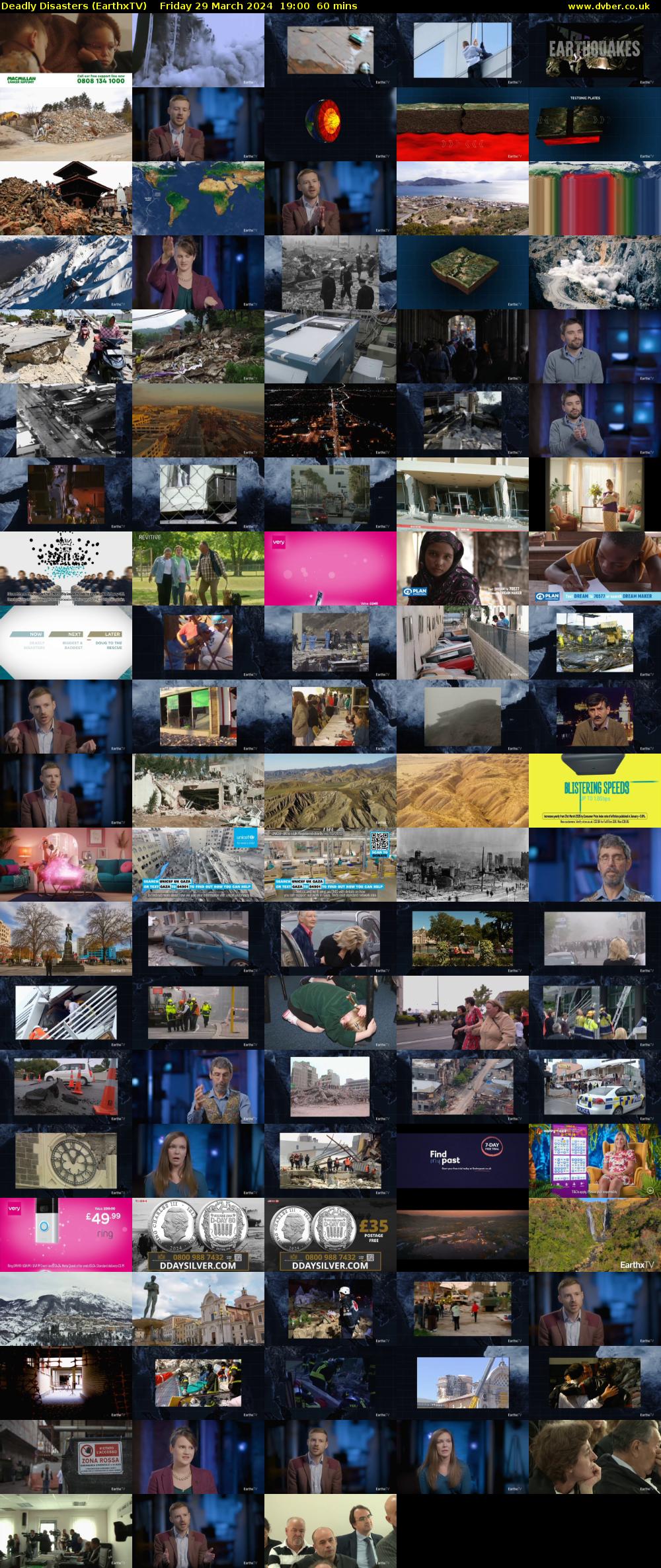Deadly Disasters (EarthxTV) Friday 29 March 2024 19:00 - 20:00