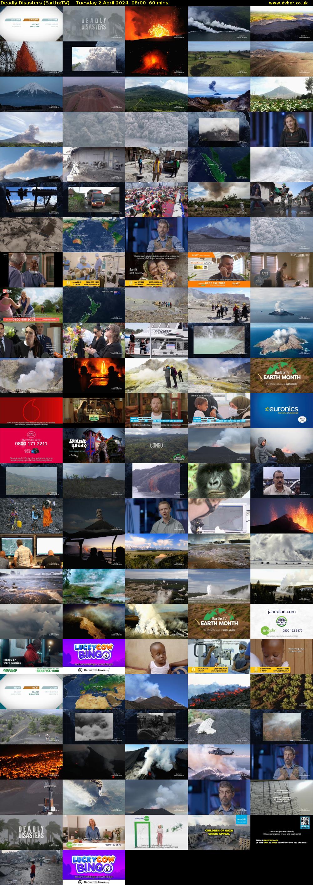Deadly Disasters (EarthxTV) Tuesday 2 April 2024 08:00 - 09:00