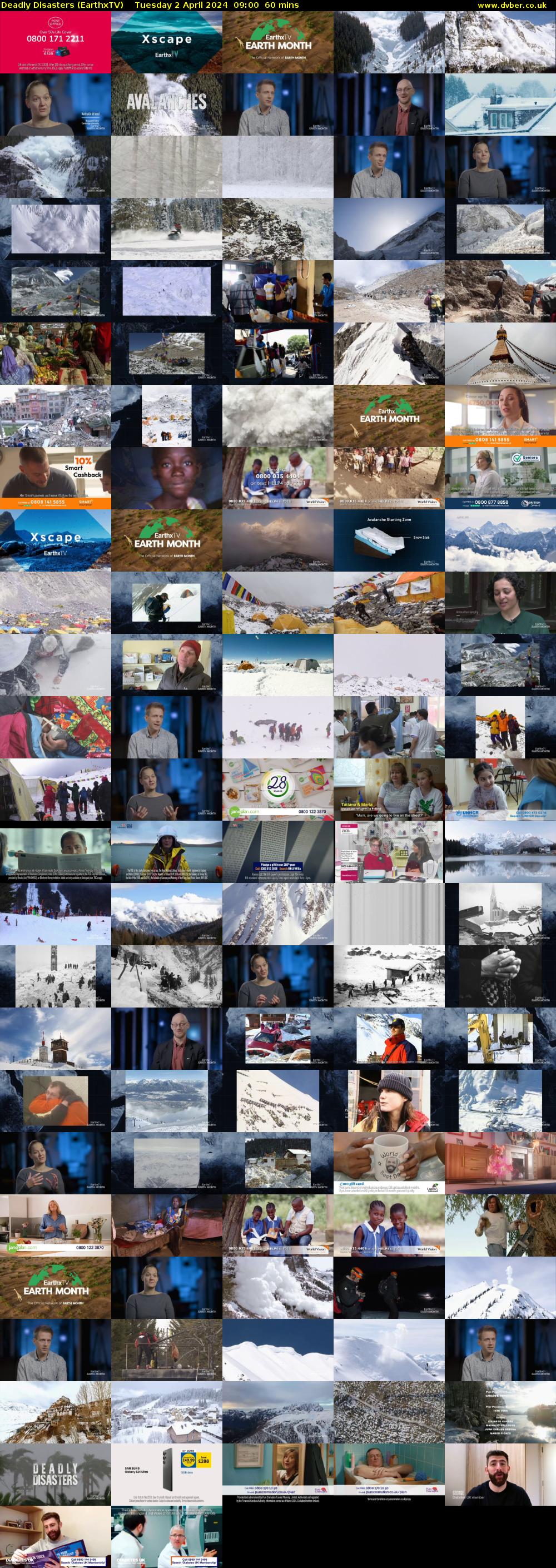 Deadly Disasters (EarthxTV) Tuesday 2 April 2024 09:00 - 10:00