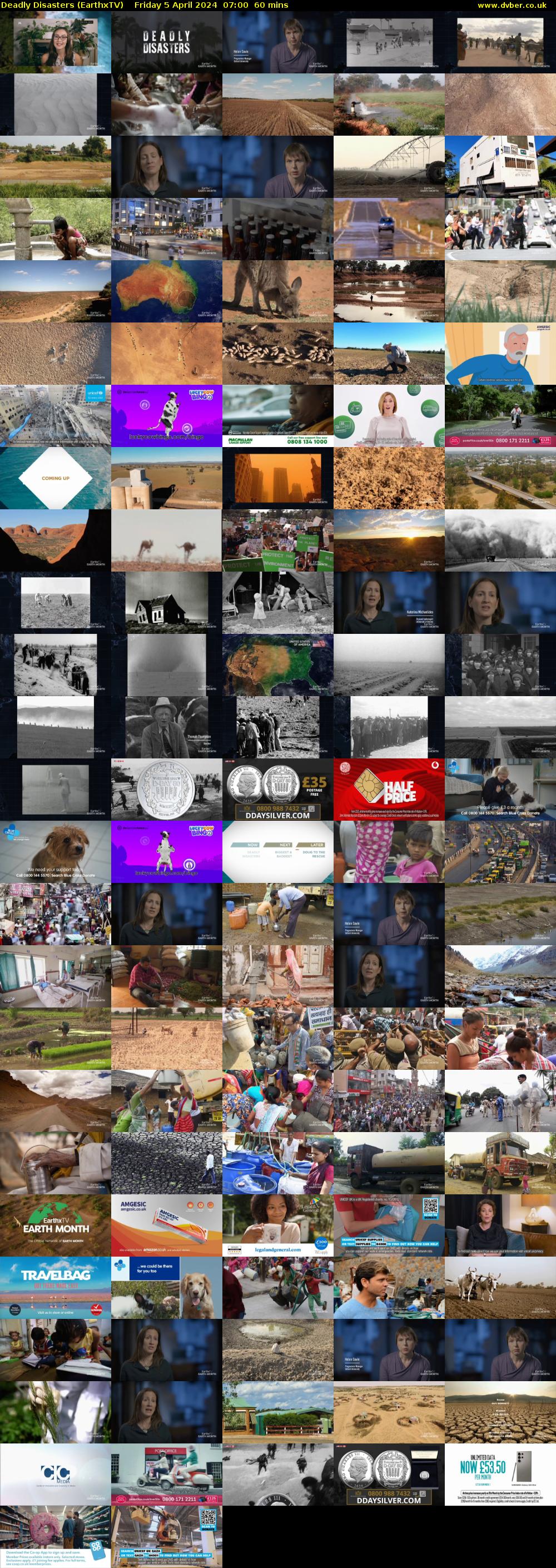 Deadly Disasters (EarthxTV) Friday 5 April 2024 07:00 - 08:00