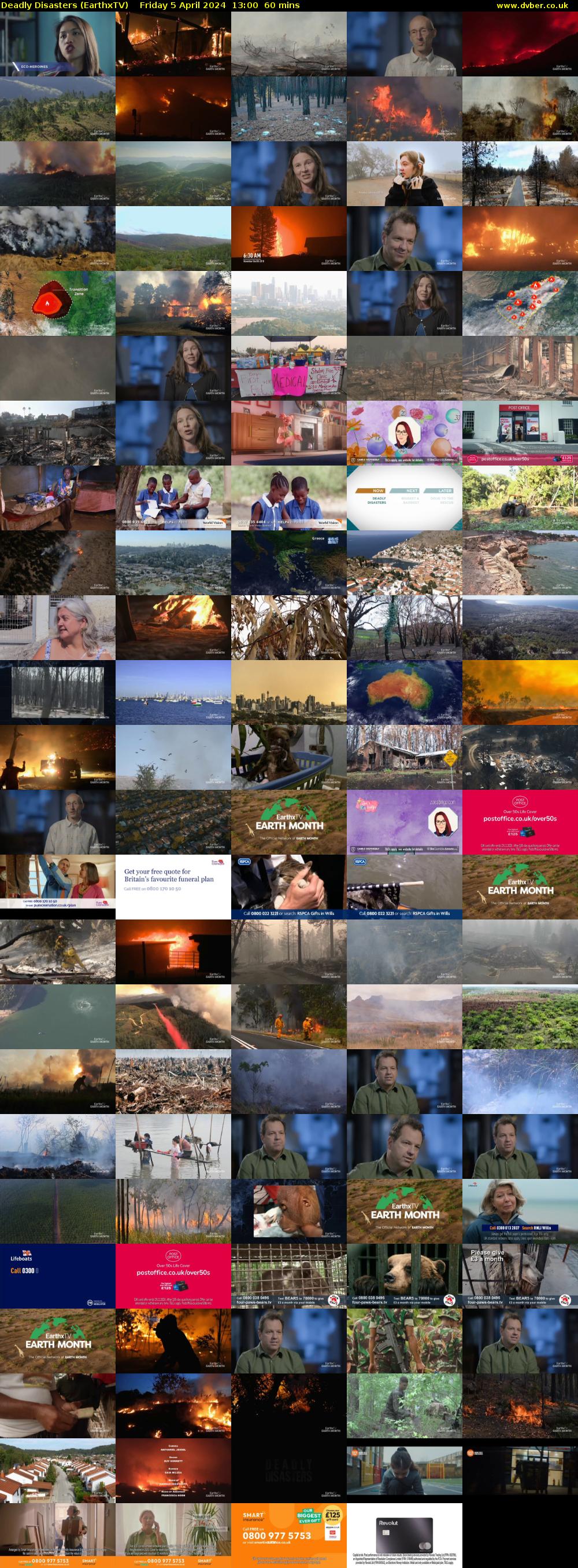 Deadly Disasters (EarthxTV) Friday 5 April 2024 13:00 - 14:00