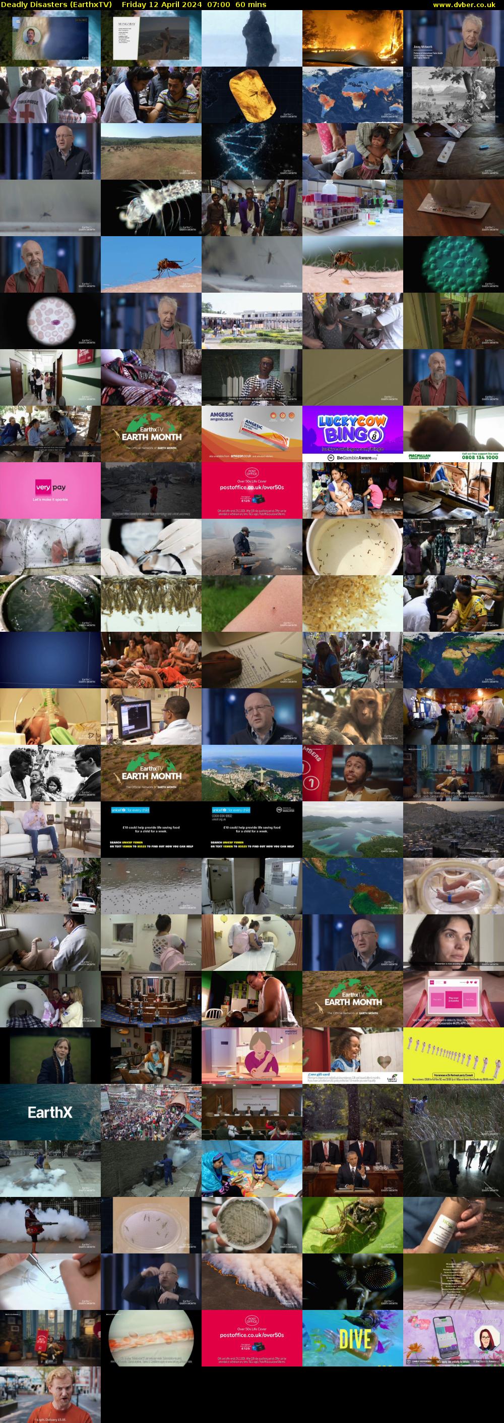 Deadly Disasters (EarthxTV) Friday 12 April 2024 07:00 - 08:00